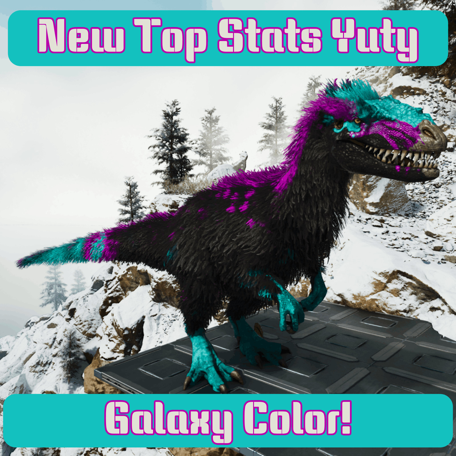ARK Survival Ascended TOP STATS Galaxy Yutyrannus | Yuty – – PC/XBOX/PS5 PvE ASA