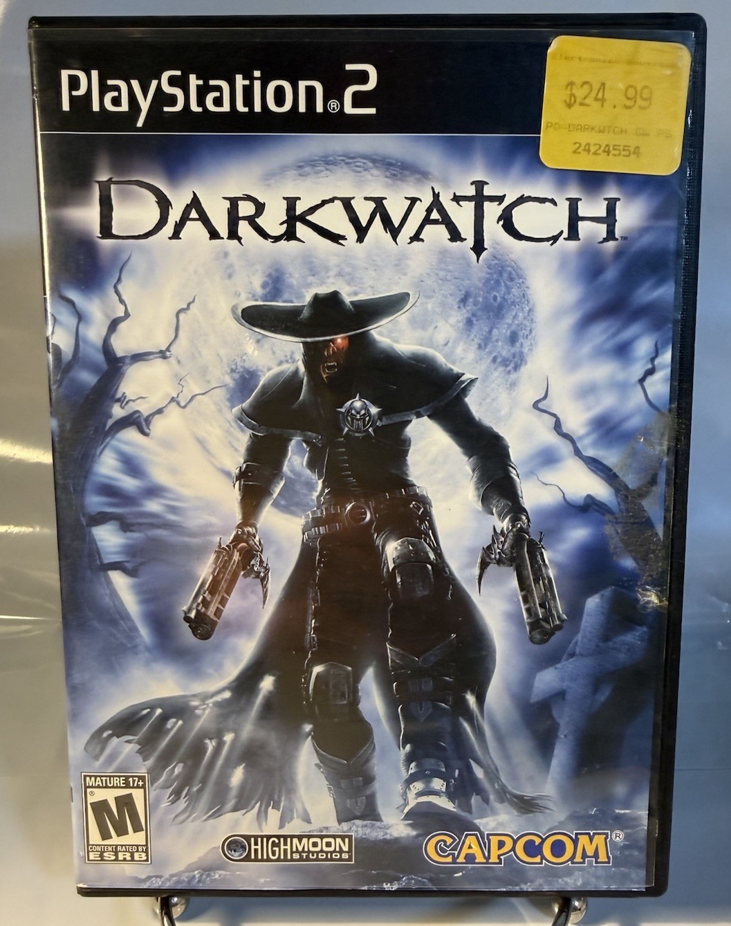 Darkwatch PlayStation 2 Disc & Manual Sony 2005 Capcom