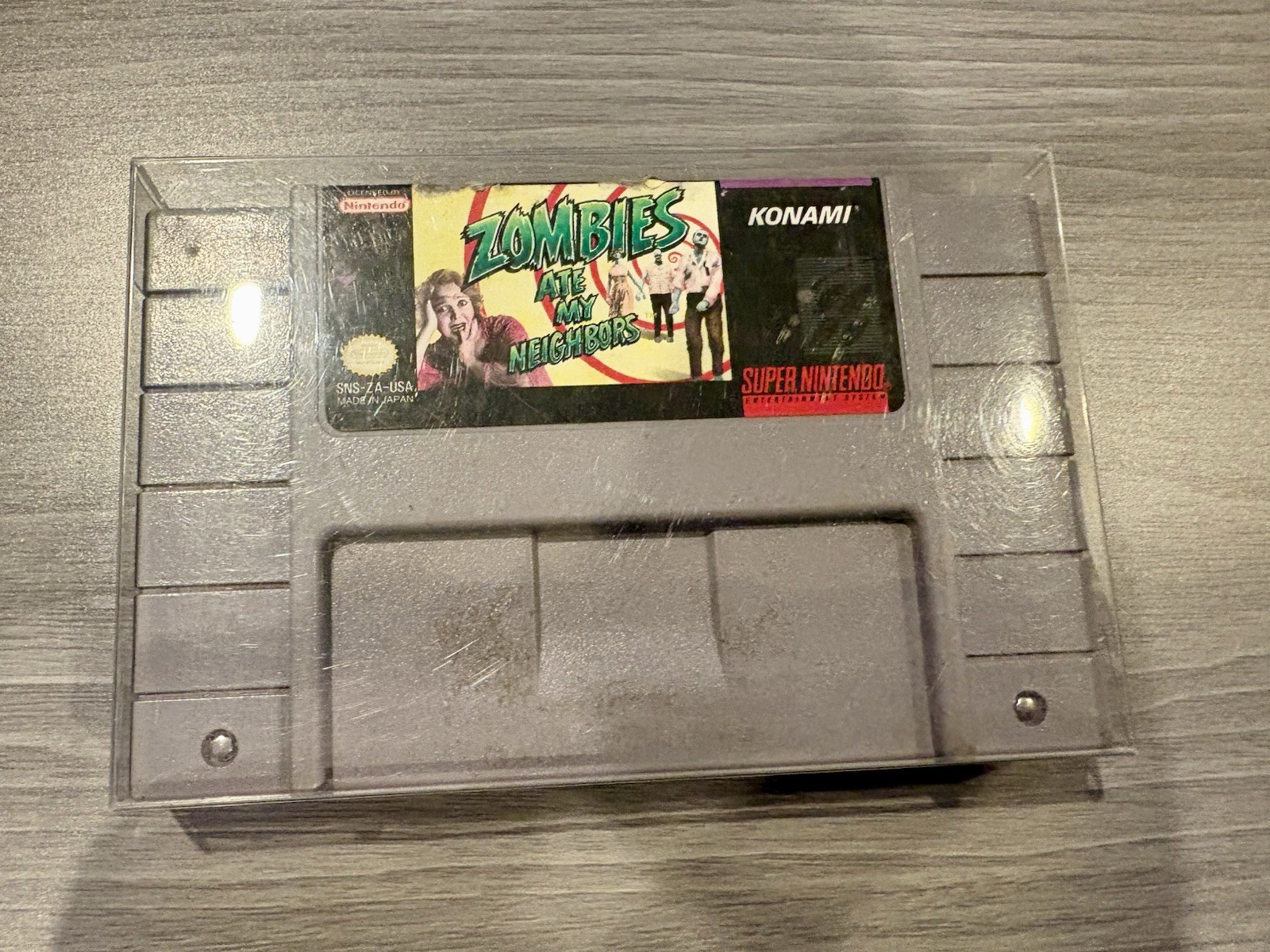 Zombies Ate My Neighbors SNES Cartridge Authentic And Tesed