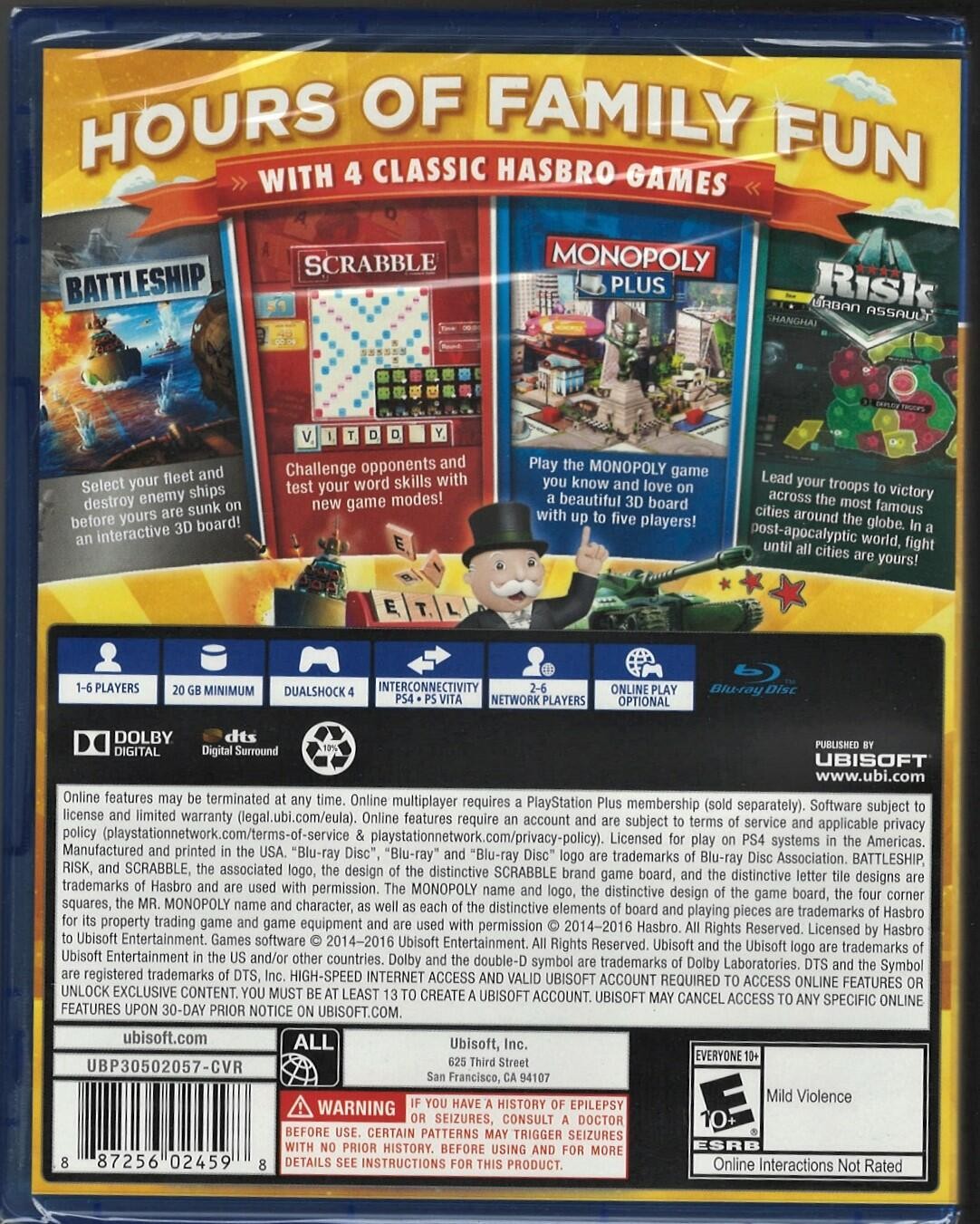 Hasbro Family Fun Pack Conquest Edition PS4 (Brand New Factory Sealed US Version