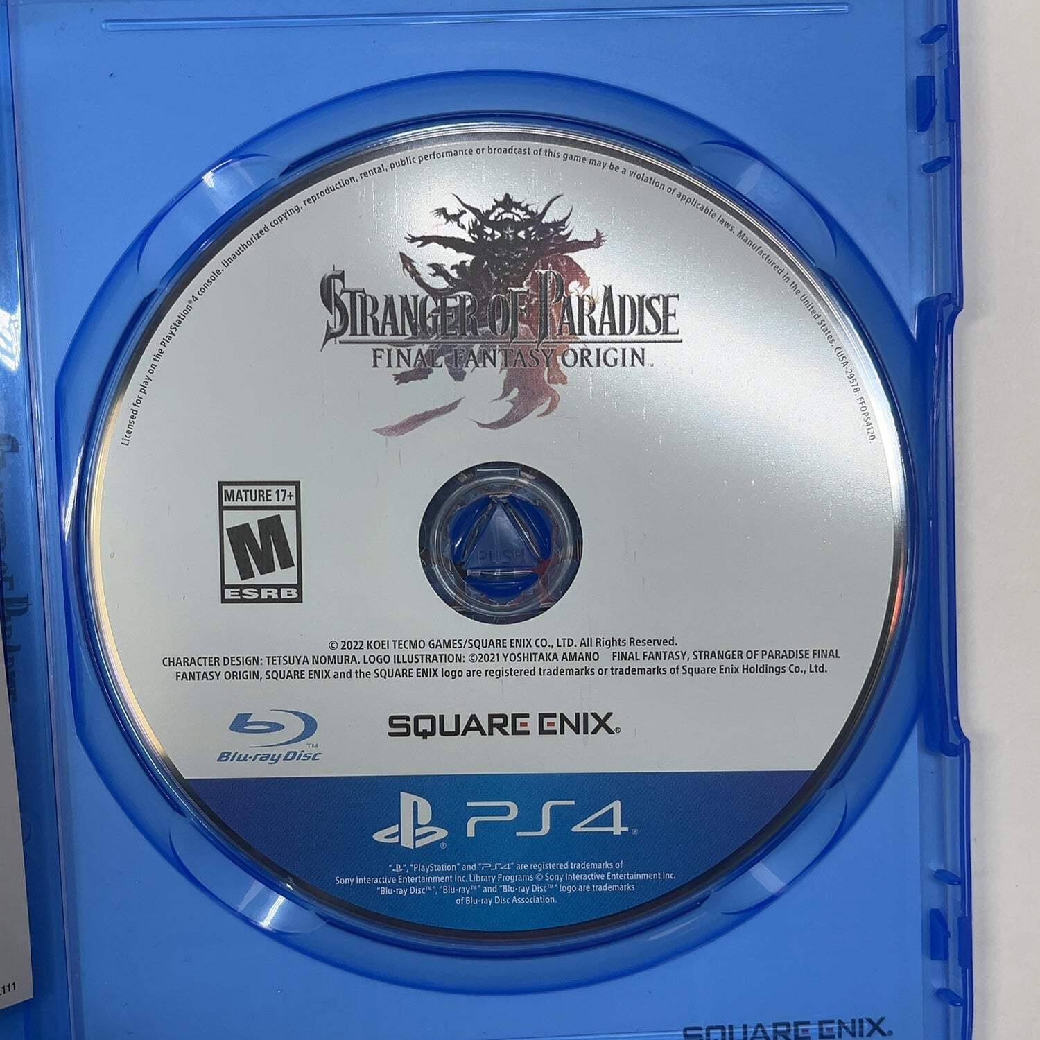 Stranger of Paradise Final Fantasy Origin (Sony PlayStation 4 PS4, 2022)