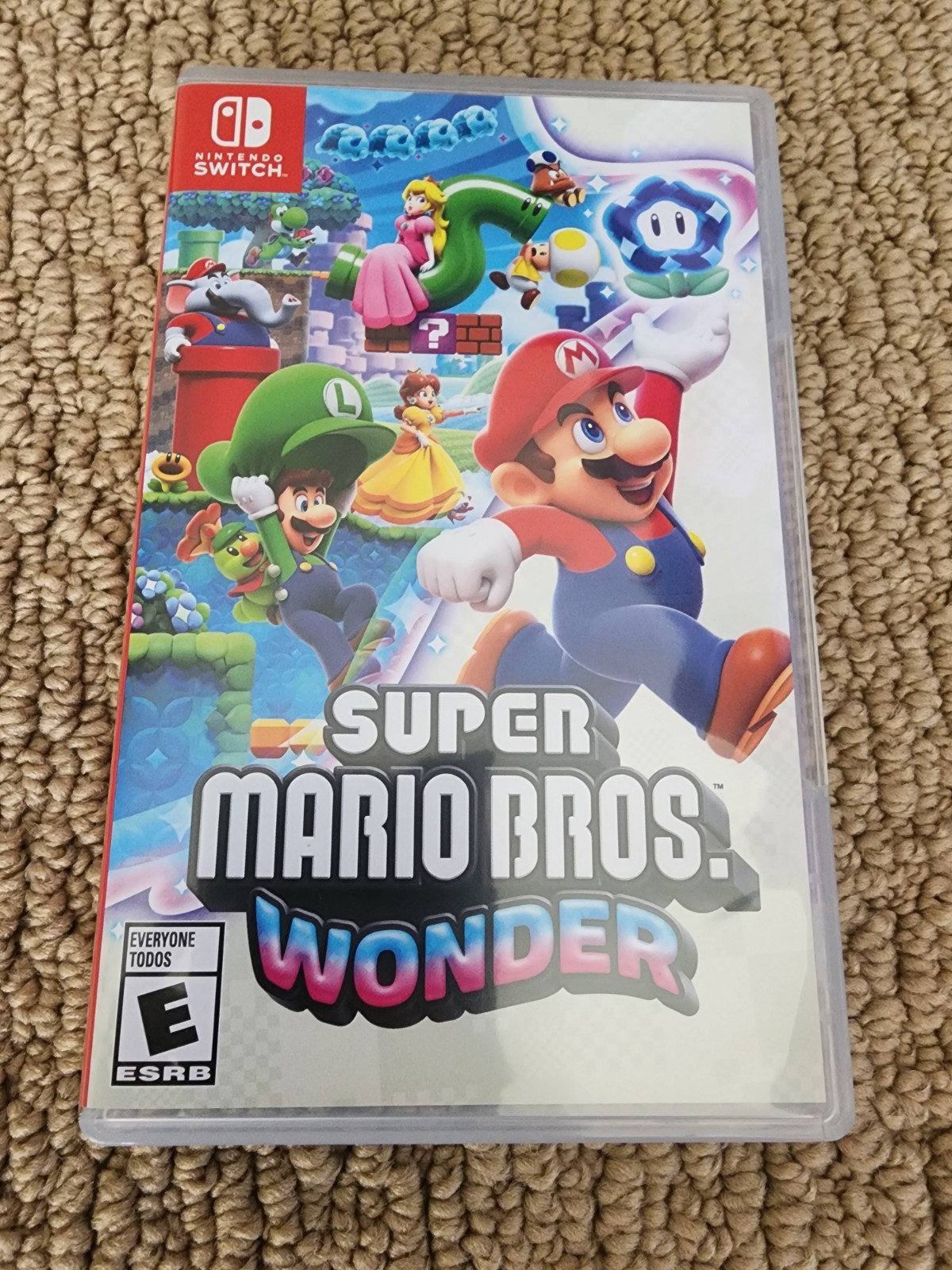 Super Mario Bros. Wonder Nintendo Switch Game w/ Case Great Condition