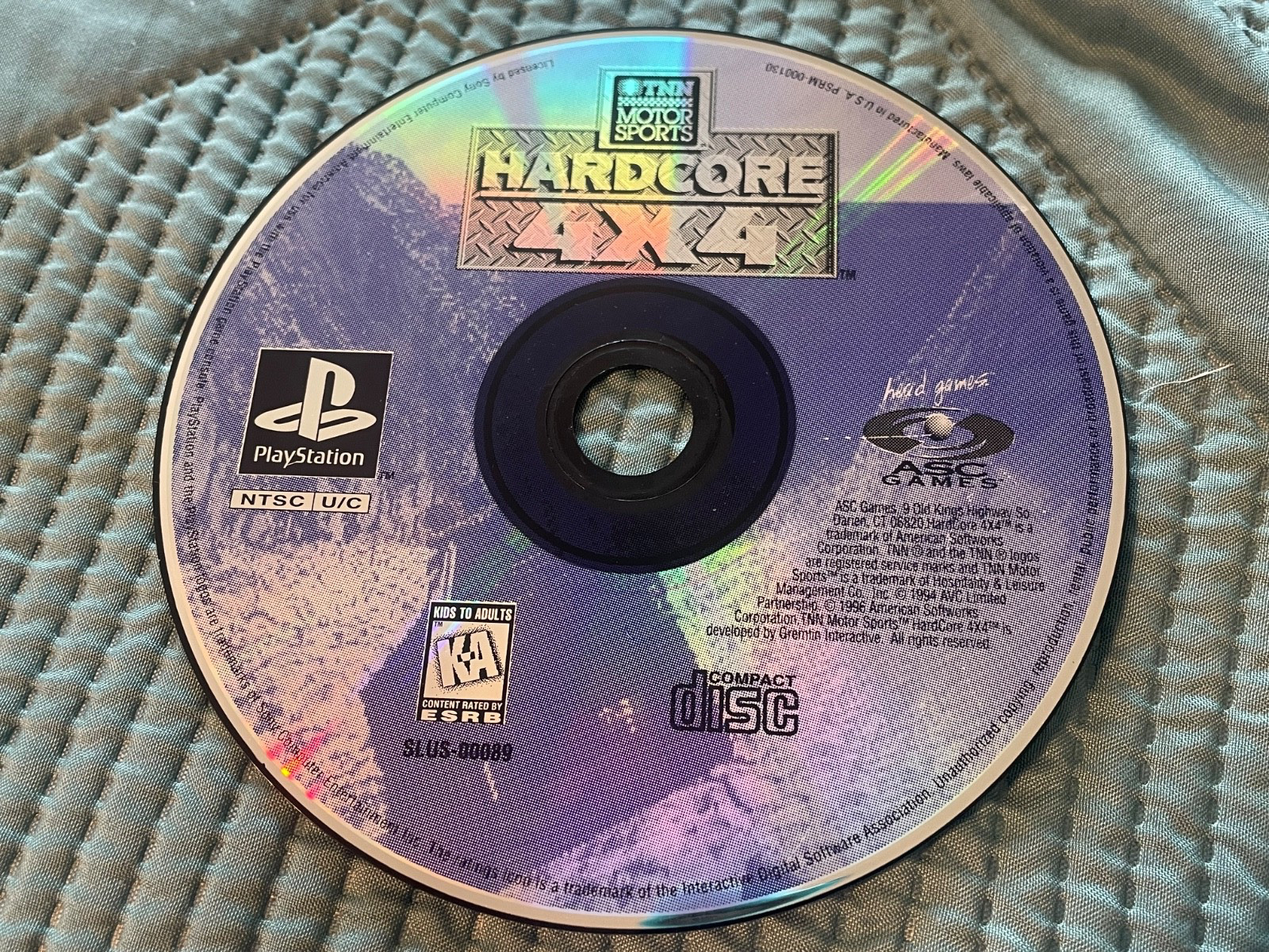 TNN Motorsports HardCore 4×4 (Sony PlayStation 1, 1996) Disc Only