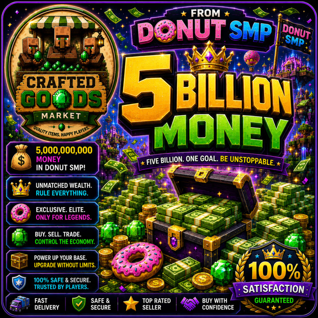 DonutSMP Money! | 5 Billion 💸💸💸💸FAST DELIVERY | BEST PRICE