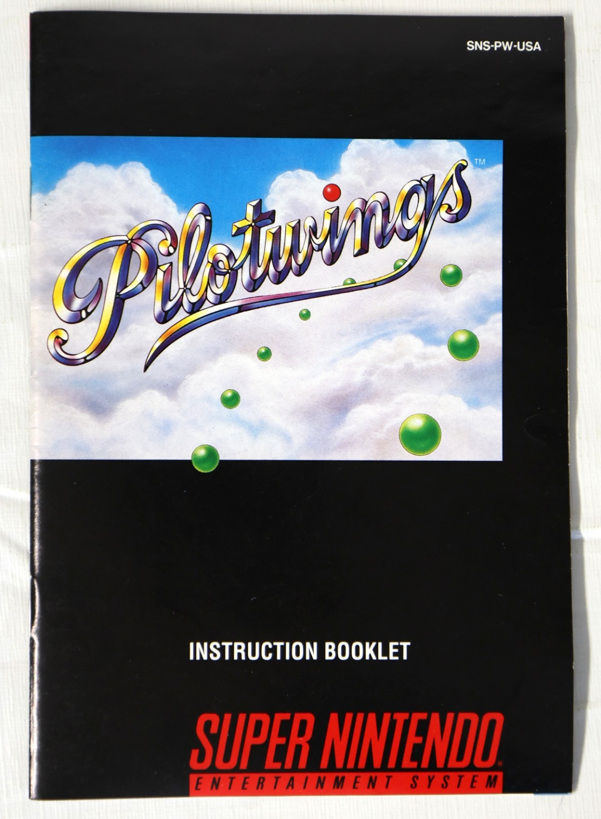 Pilotwings (SNES, 1991) 🌟 CIB with Original Poster & Inserts – Authentic