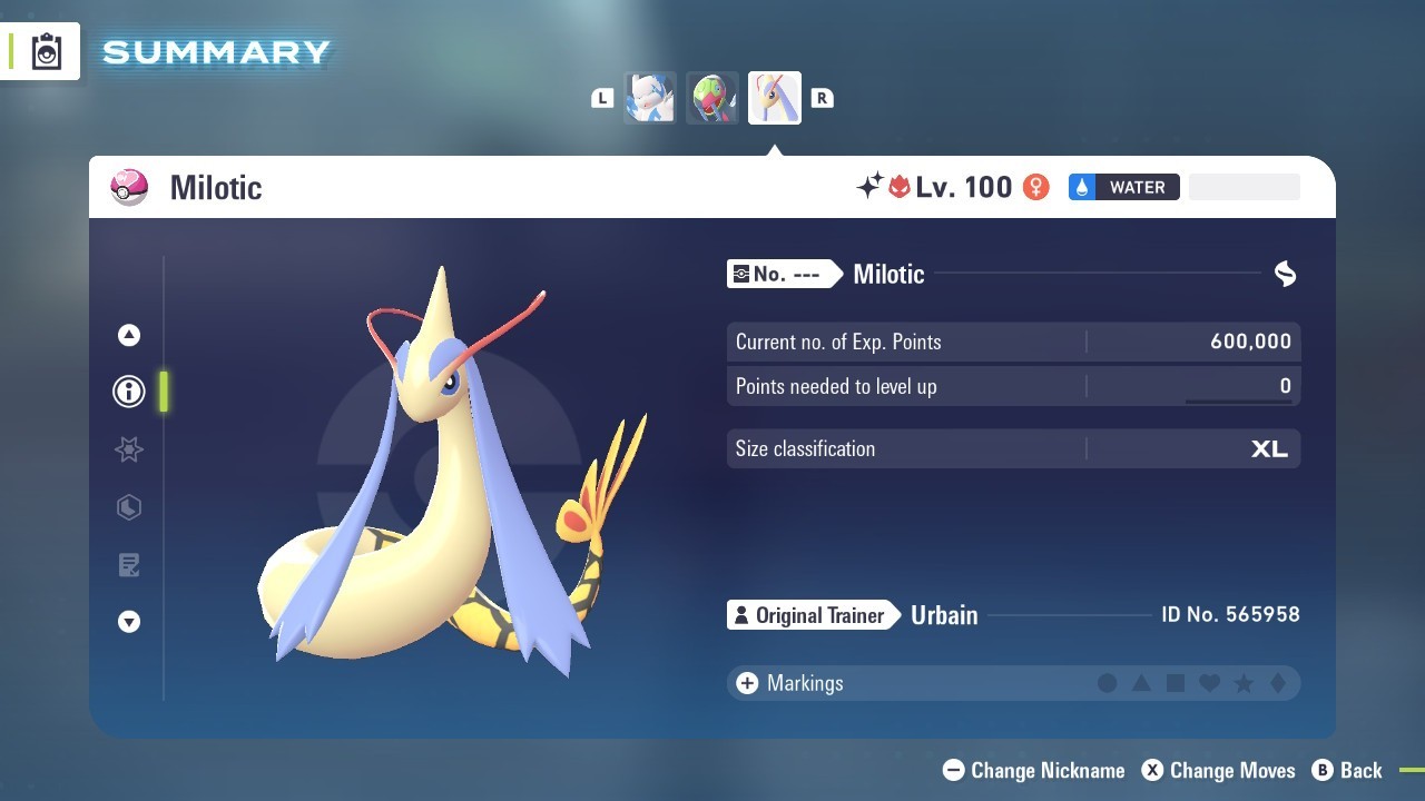 Milotic Shiny Alpha 6IVs Battle Ready – Legends ZA