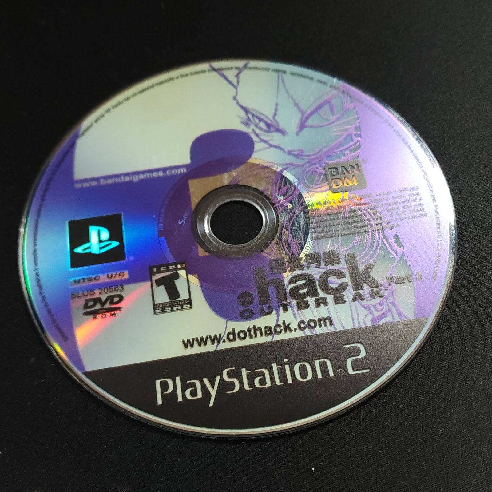 .hack//Outbreak Part 3 PS2 CIB NTSC-U/C Tested Reg Card & DVD Included