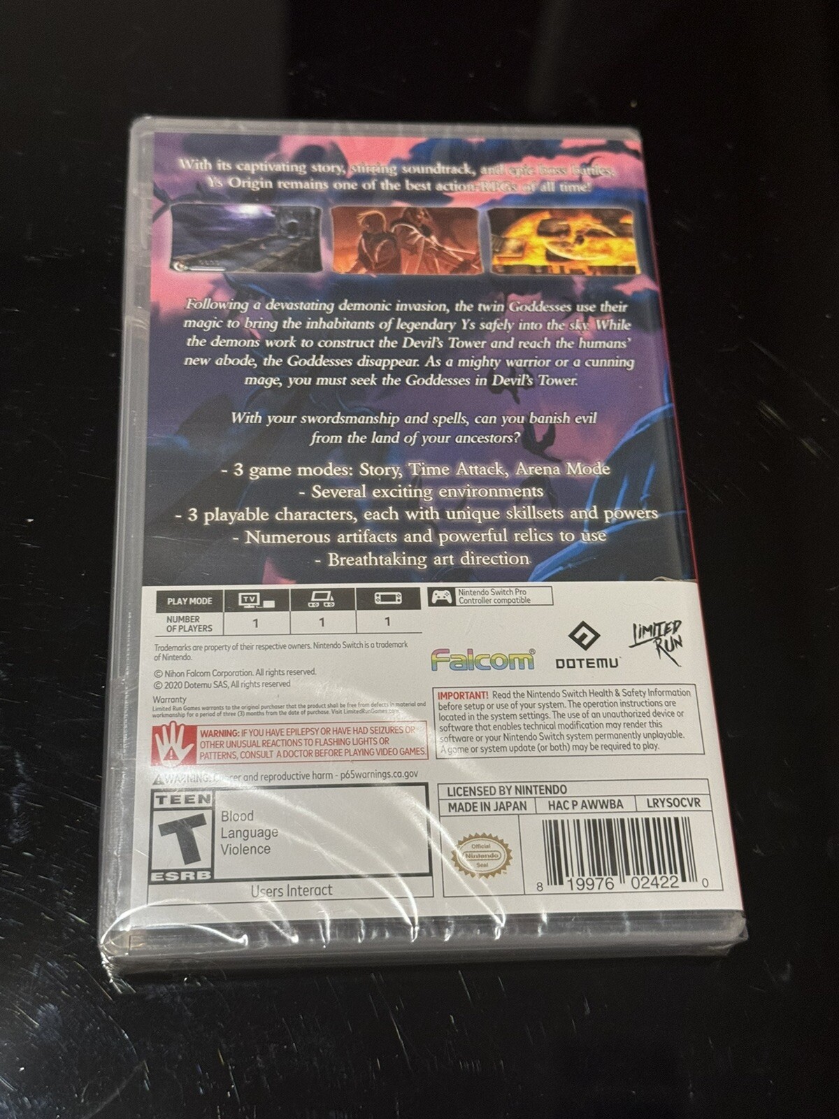 Ys Origin (Switch, 2020)