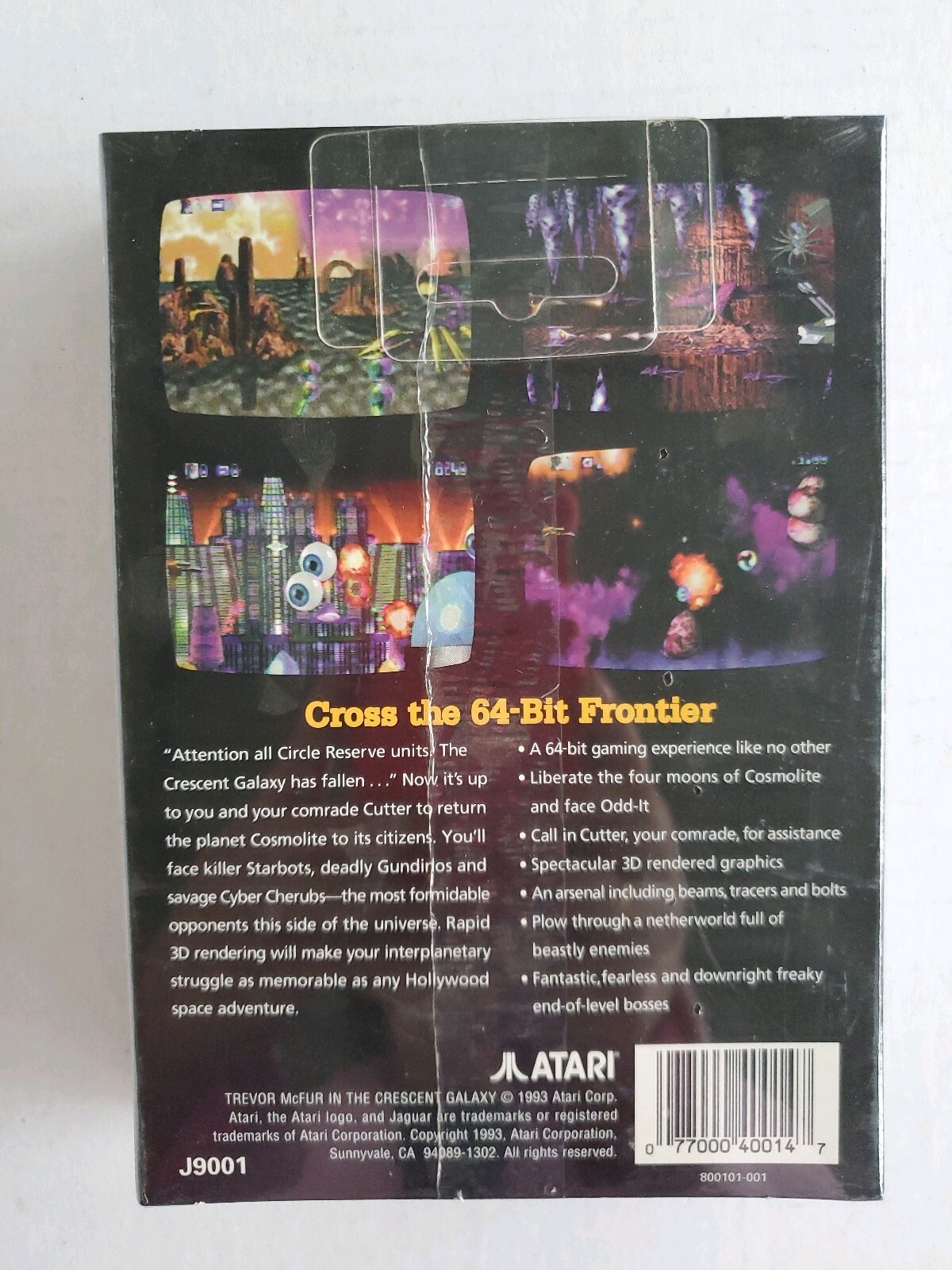 TREVOR MCFUR IN THE CRESCENT GALAXY Atari Jaguar Cart NEW Factory Sealed J9001