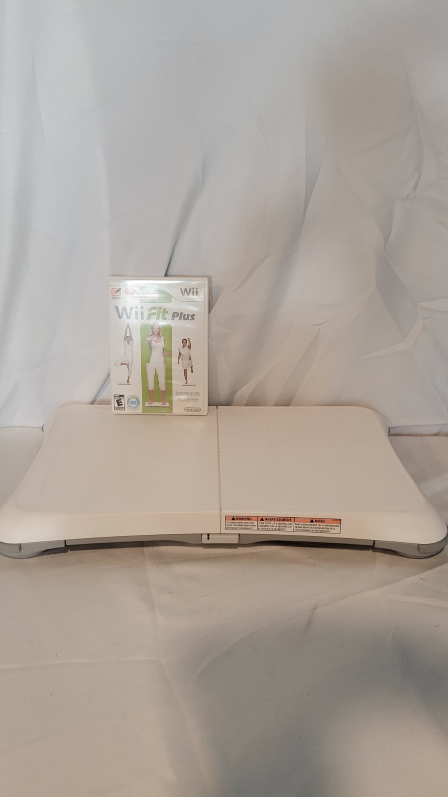 Nintendo Wii Fit Plus Balance Board Bundle w/ Game CIB Tested Working White…