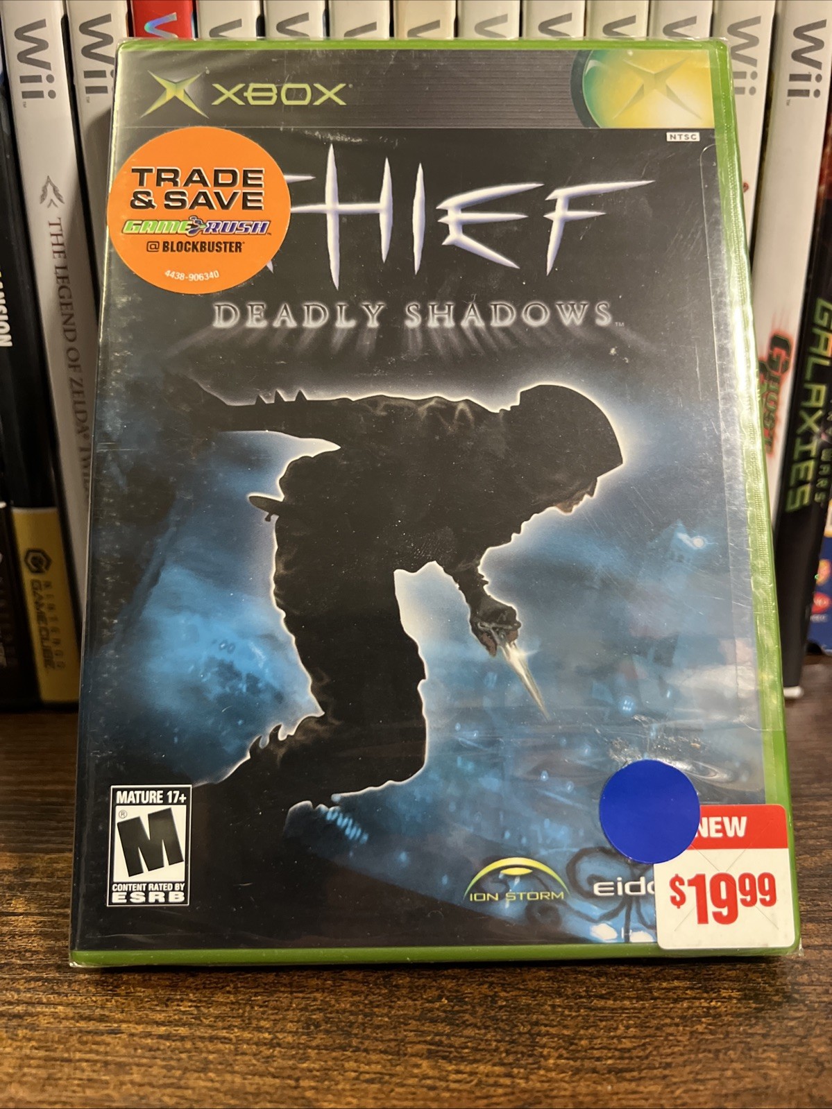 Thief: Deadly Shadows (Microsoft Xbox, 2004) SEALED Blockbuster Game Rush