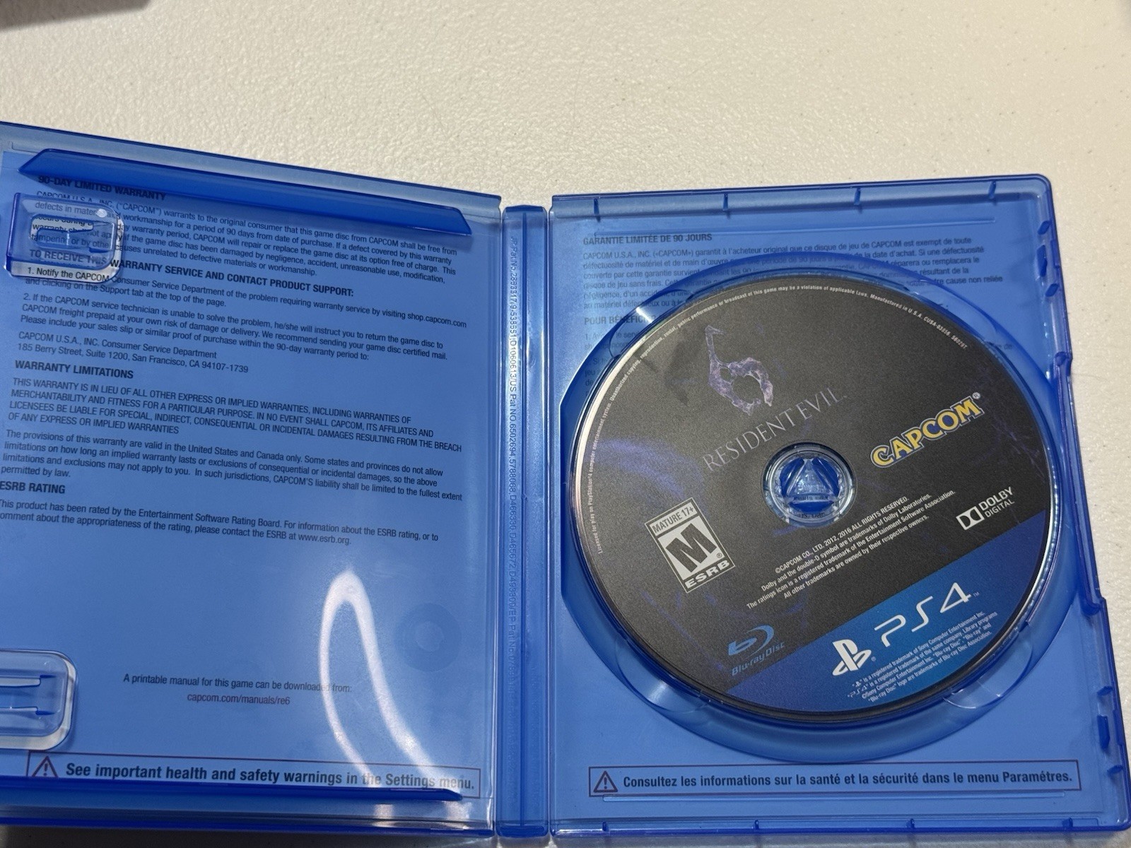 Resident Evil 6 PS4 Tested Complete Case Game Capcom