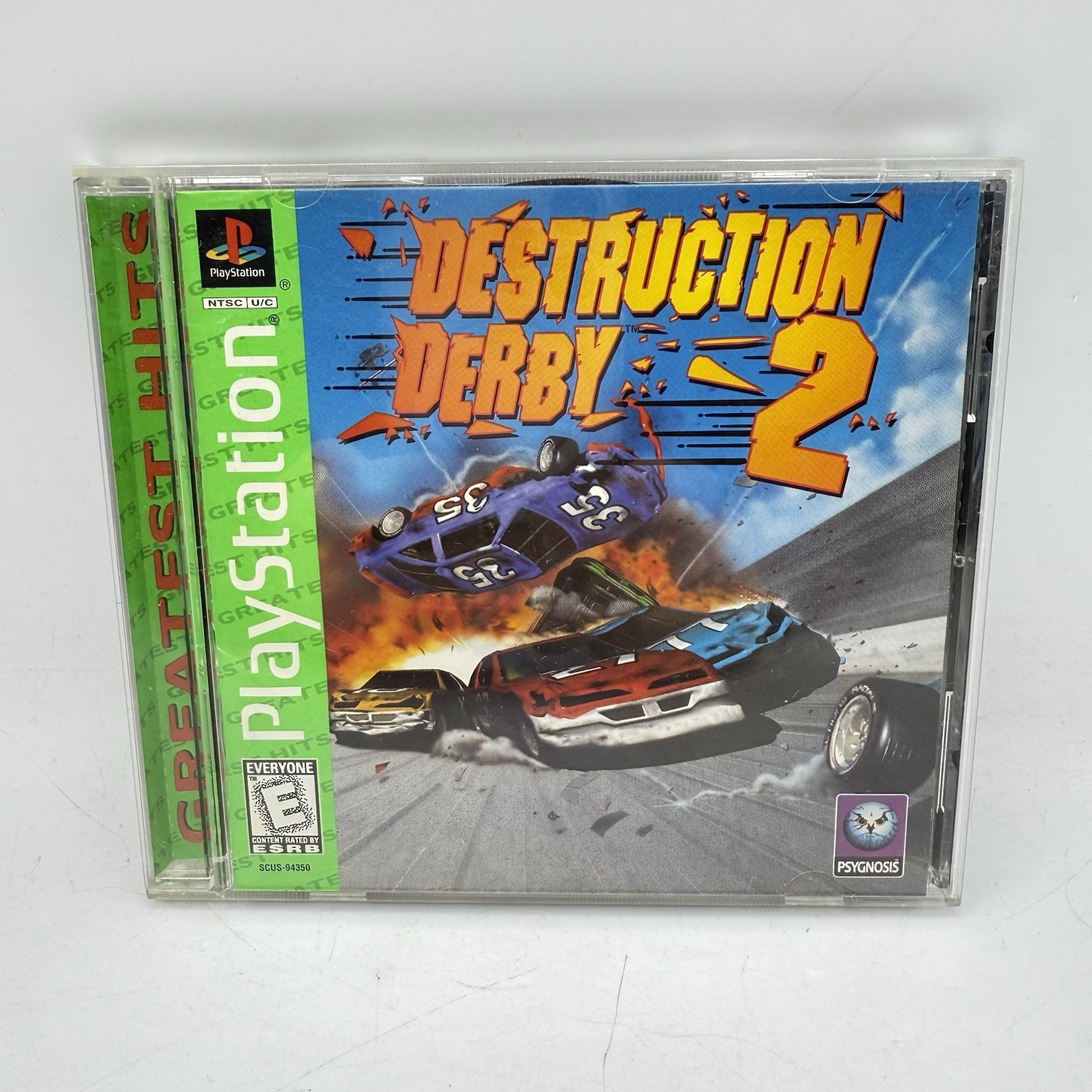 Destruction Derby 2 (Sony PlayStation 1, 1997) PS1 CIB W/Reg Card
