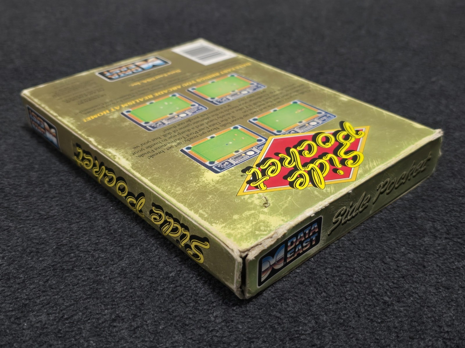 NES Nintendo SIDE POCKET Pool Complete CIB Box Game Circle Seal