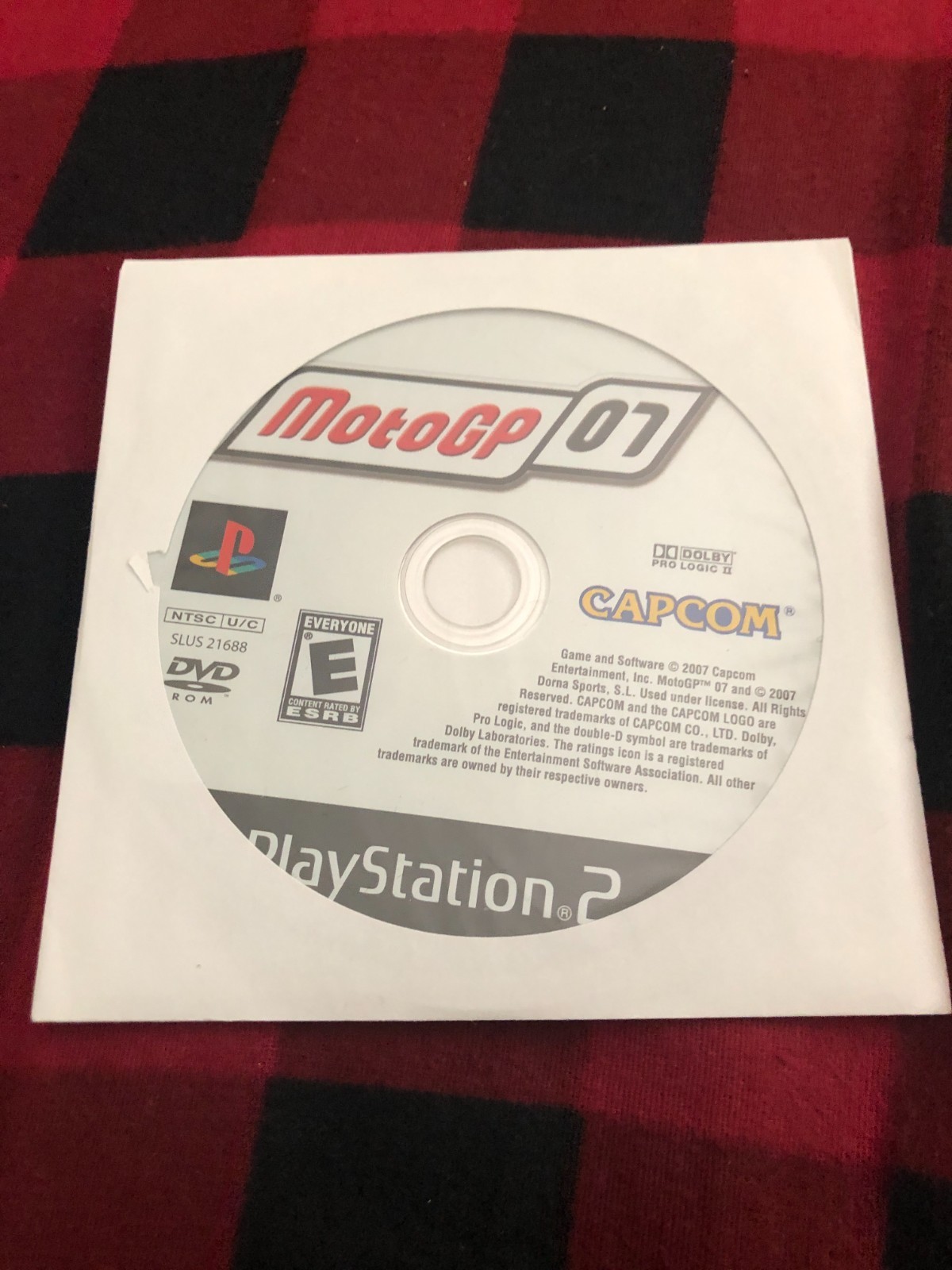 MotoGP 07 Sony Playstation 2 2007 Disc Only Tested Works Great Authentic