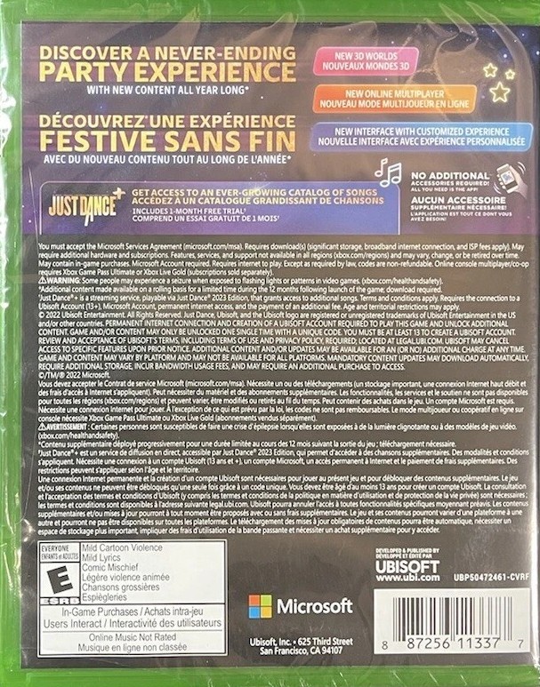 Just Dance 2023 Edition (XBOX Series X|S) New