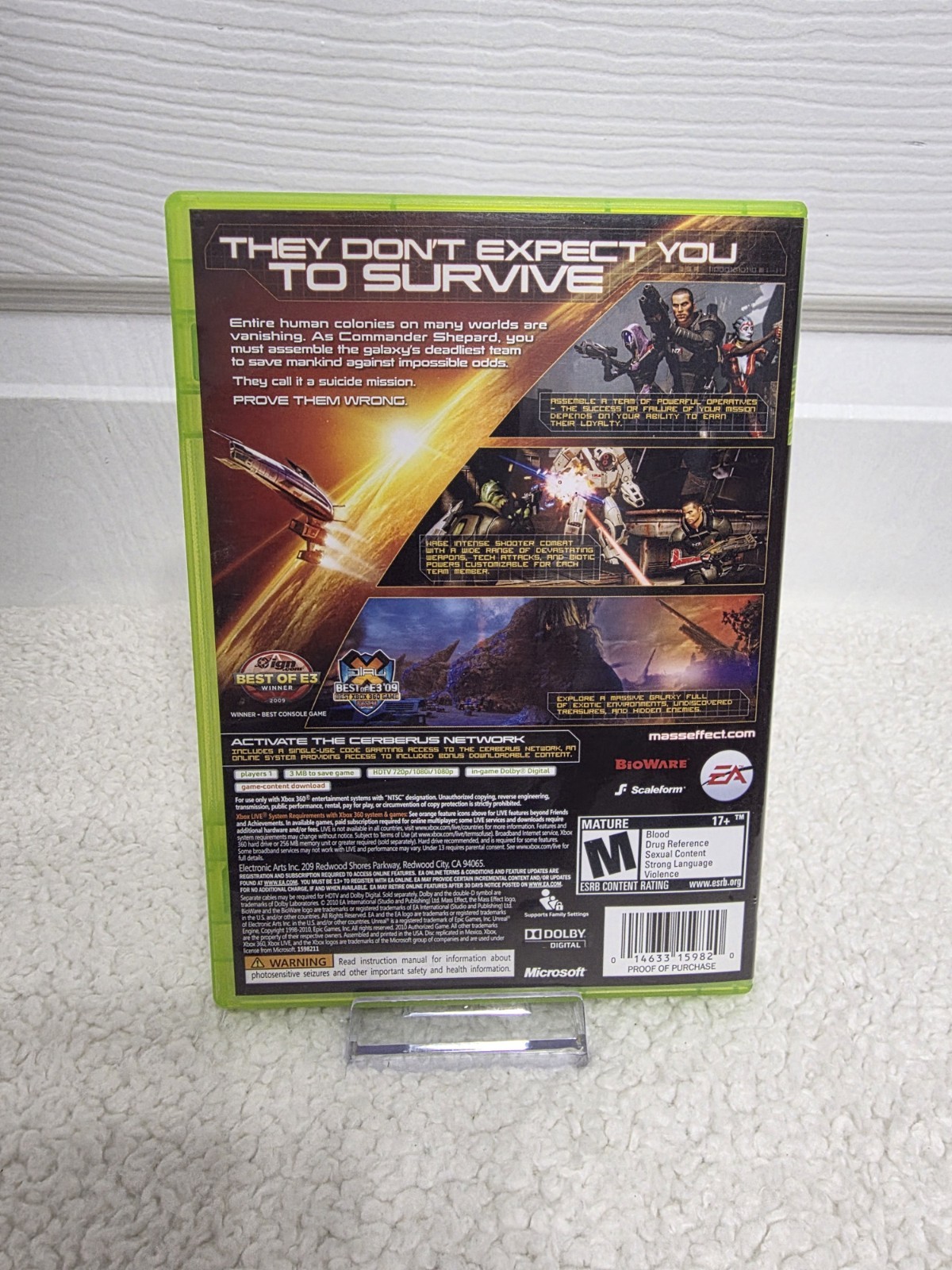 Mass Effect 2 (Microsoft Xbox 360) CIB Complete Tested
