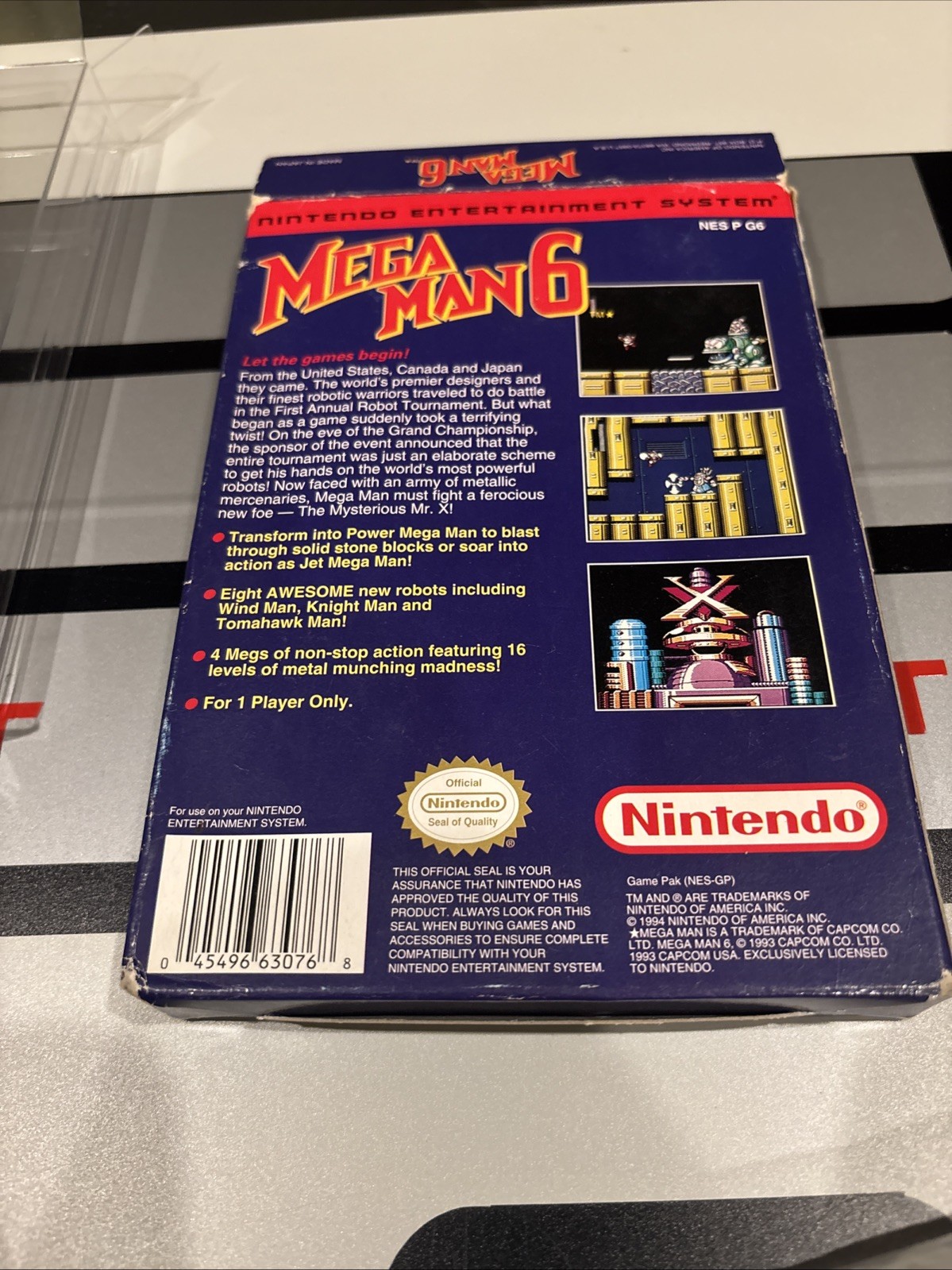 Mega Man 6 (Nintendo NES, 1994) With Box, Manual & Sleeve