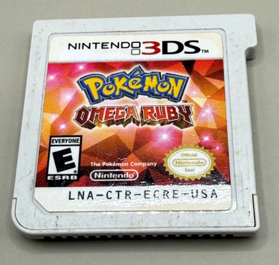 Pokémon Omega Ruby (Nintendo 3DS, 2014) CARTRIDGE ONLY, Authentic, Tested