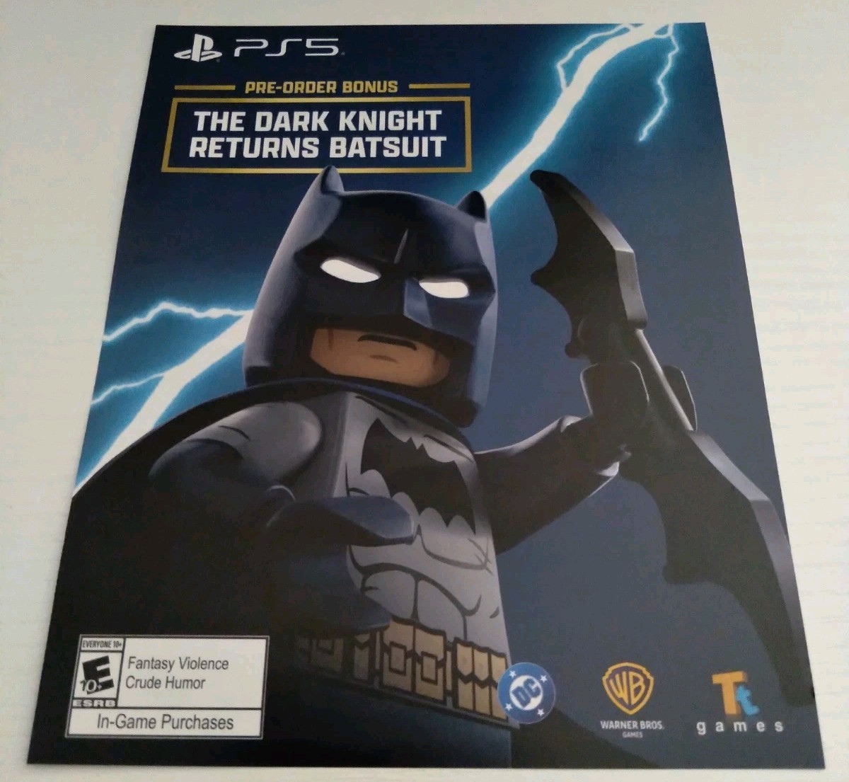 LEGO Batman: Legacy of the Dark Knight – PS5 Pre-Order Bonus
