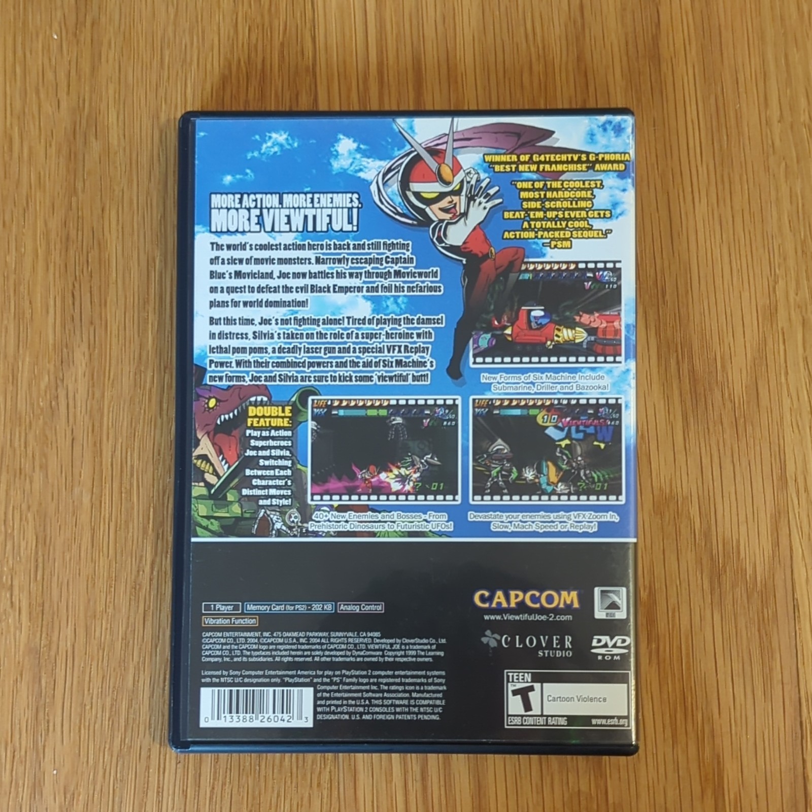Capcom Viewtiful Joe 2 (PS2) Manual Included, Action & Adventure, T-Teen