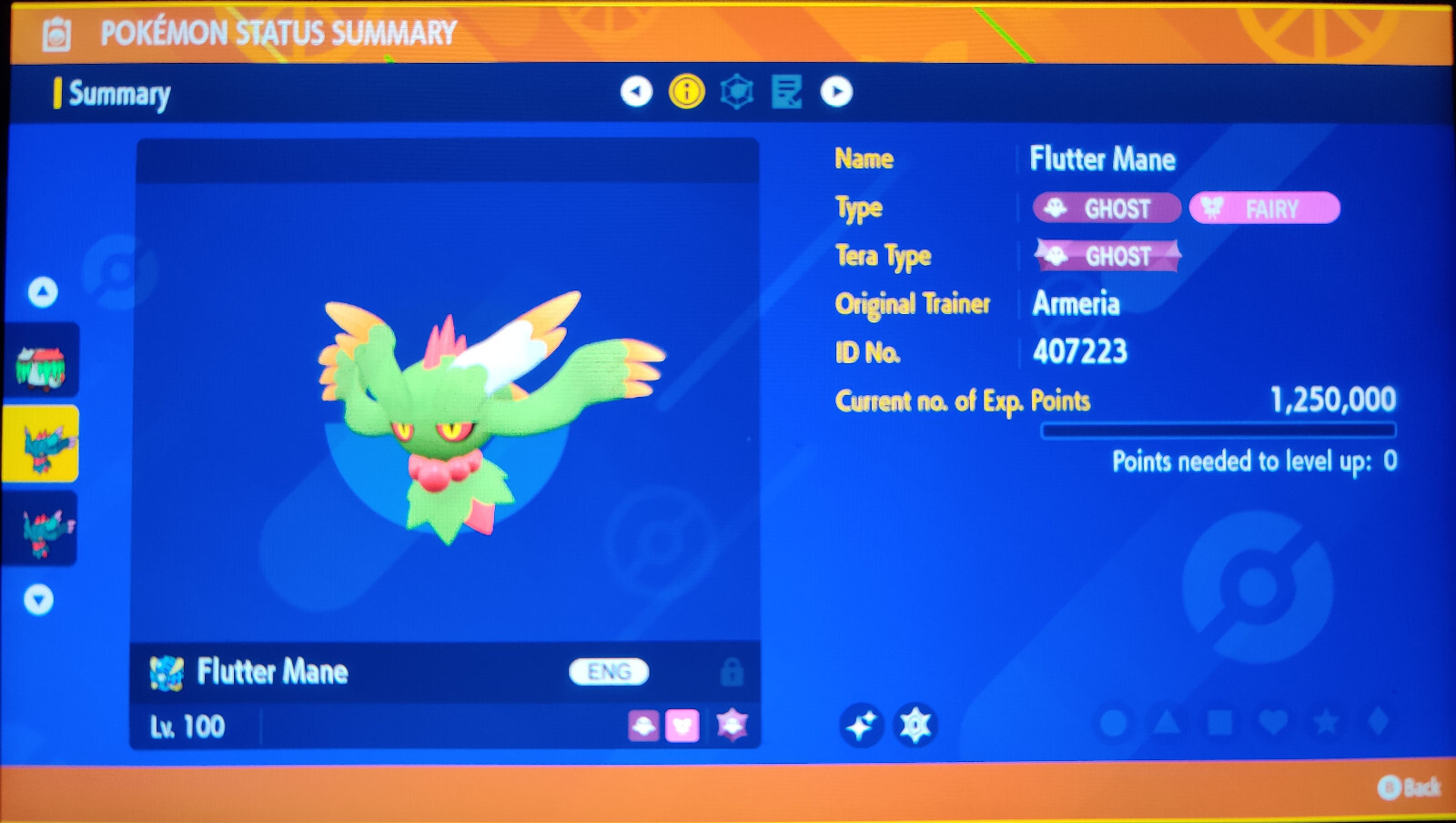 Pokemon Scarlet and Violet ~ Shiny 6IV Paradox Pokemon ~ All Scarlet Exclusives