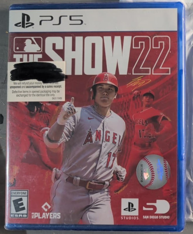 MLB The Show 22 Standard Edition PS5 Baseball Video Game Sony Physical Disc