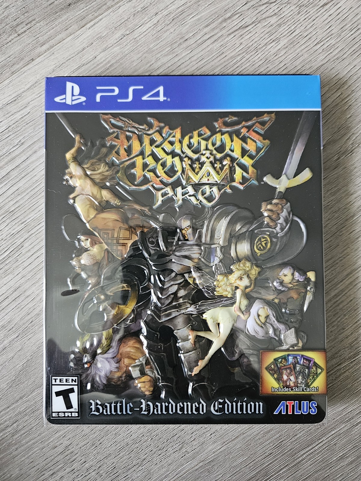 Dragon’s Crown Pro Battle Hardened Steelbook PS4 CIB w/ Slipcover + Skill Cards