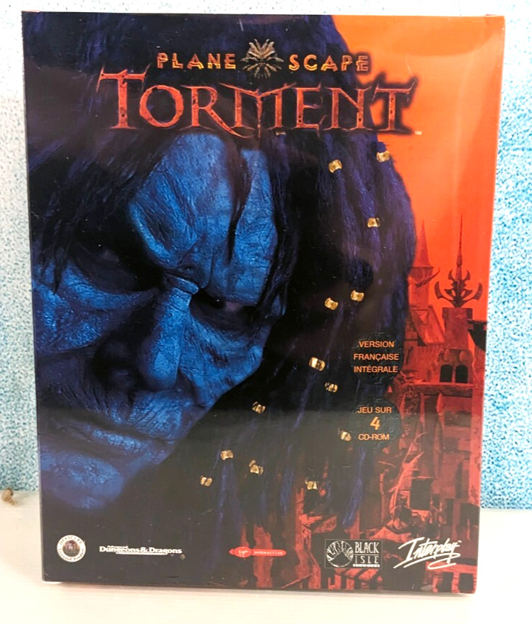 Planescape Torment PC Big Box Windows 98 D&D RPG French Version Black Isle 2000