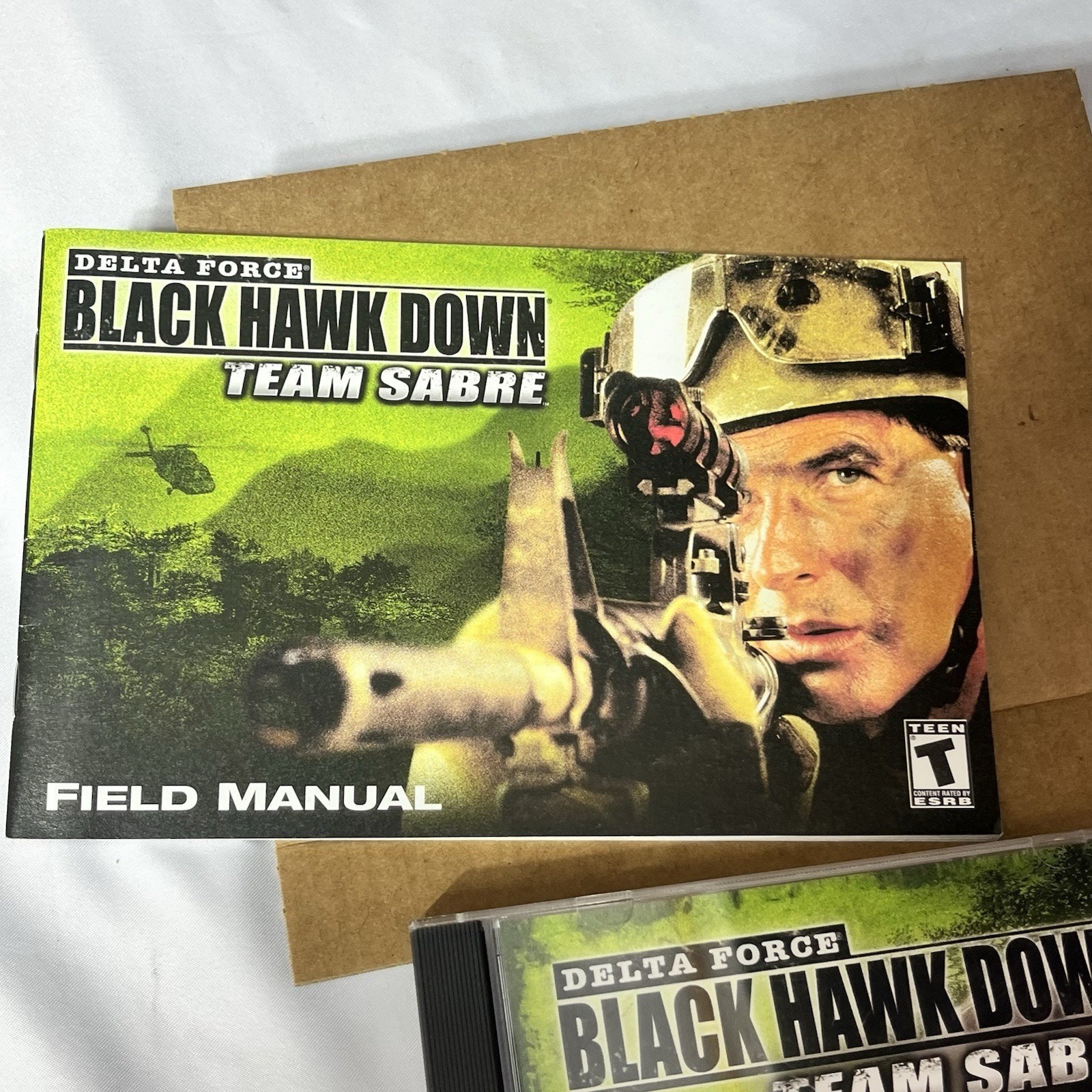 3 Delta Force Box PC Black Hawk Down Windows 98 ME 2000 XP Computer Game CD-ROM