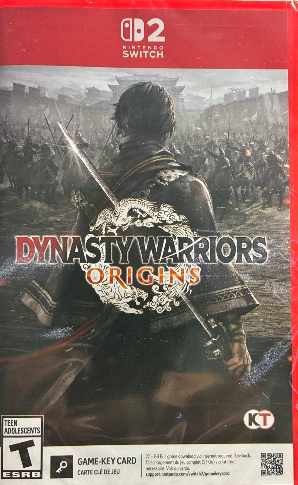 Dynasty Warriors Origins – Nintendo Switch 2 – Brand NEW – Factory Sealed