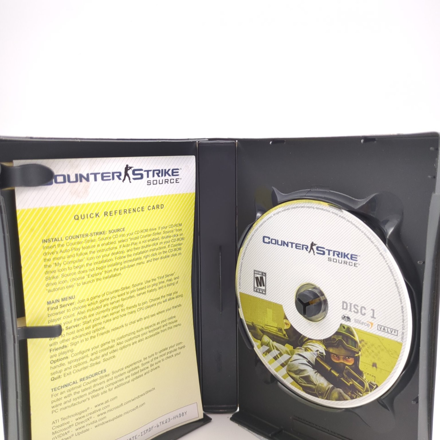 Counter-Strike: Source PC Video Game w/ Half-Life 2 Deathmatch & DoD Source