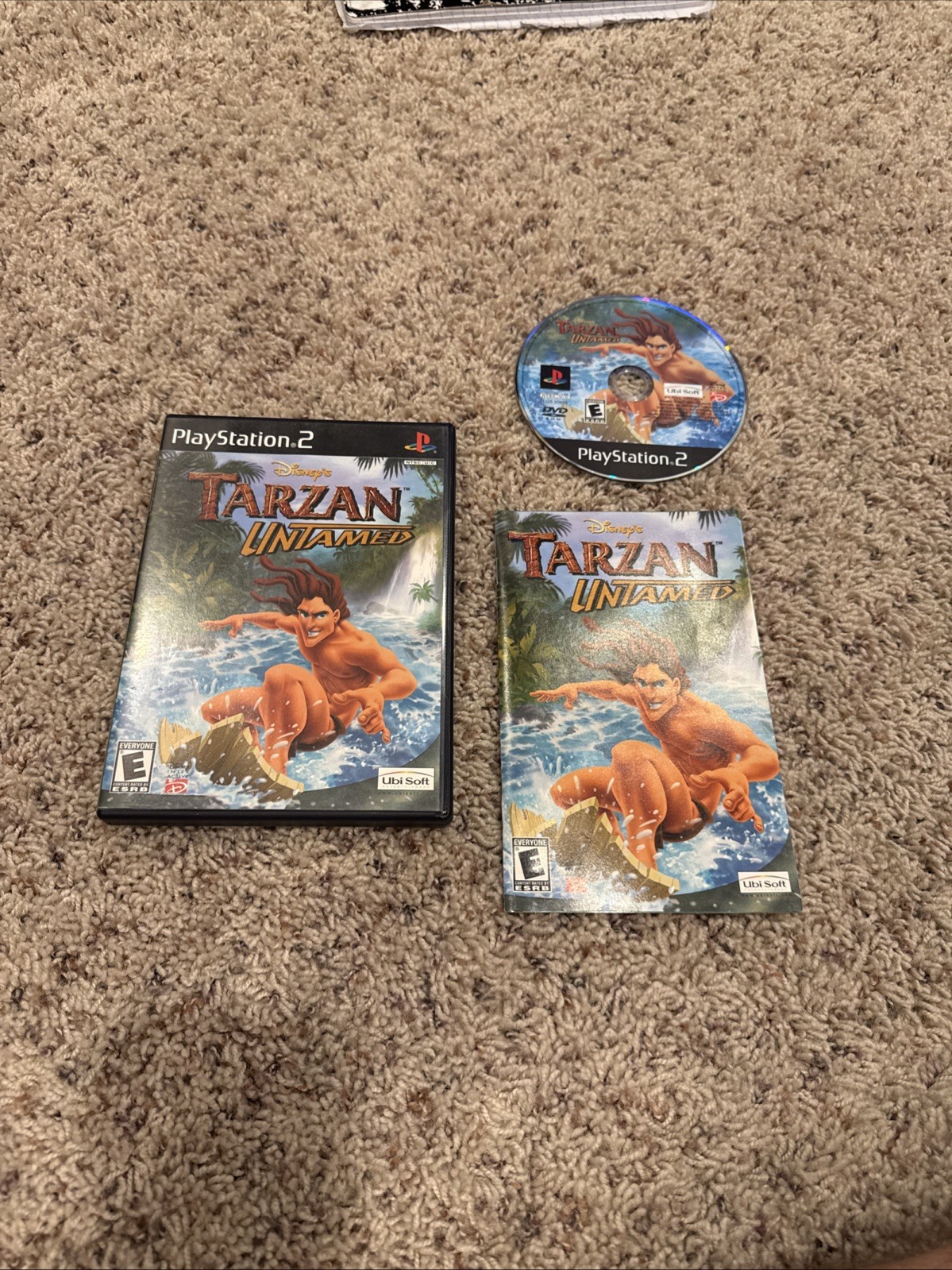 Disney’s Tarzan – Untamed – Sony PlayStation 2 – PS2 2001 – CIB w/ Manual Tested