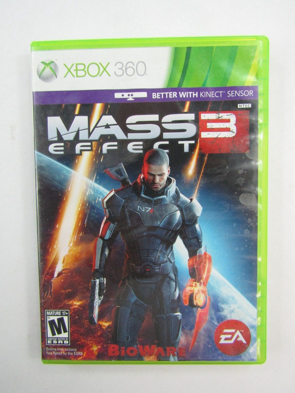 Mass Effect 3 XBOX 360 2 Disc Video Game EA Bioware CIB Complete