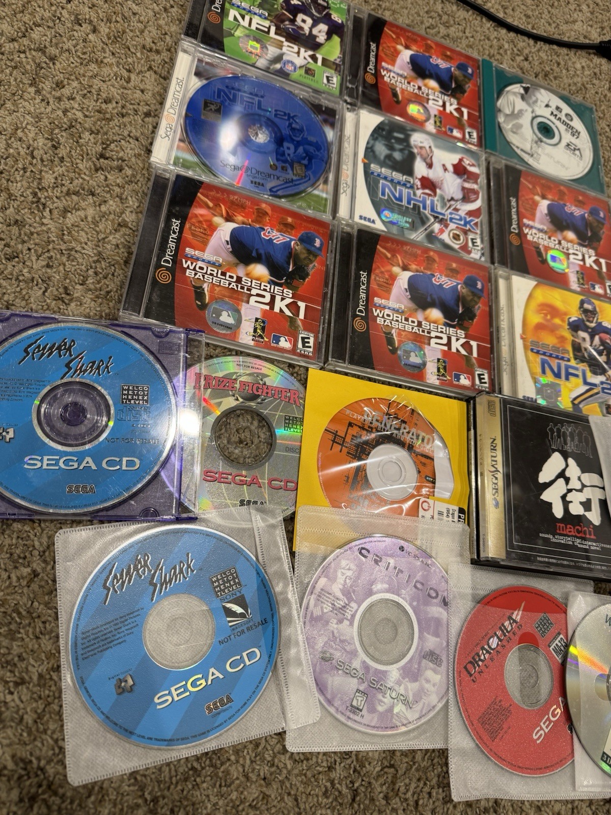 Sega Saturn, Sega CD, 3DO, Sega Dreamcast, Etc. TESTED – PICK YOUR GAME