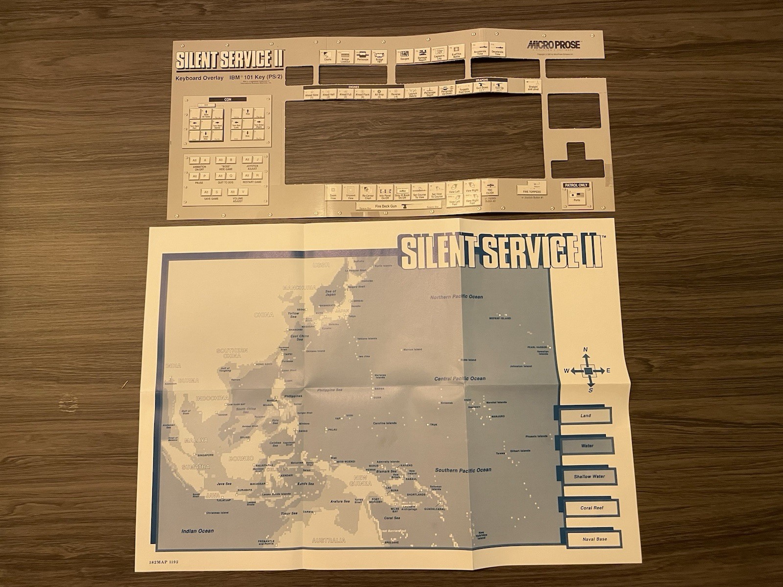 *COMPLETE IN BOX* Micro Prose Silent Service 1 & 2 For C64 & PC! Submarine Sim