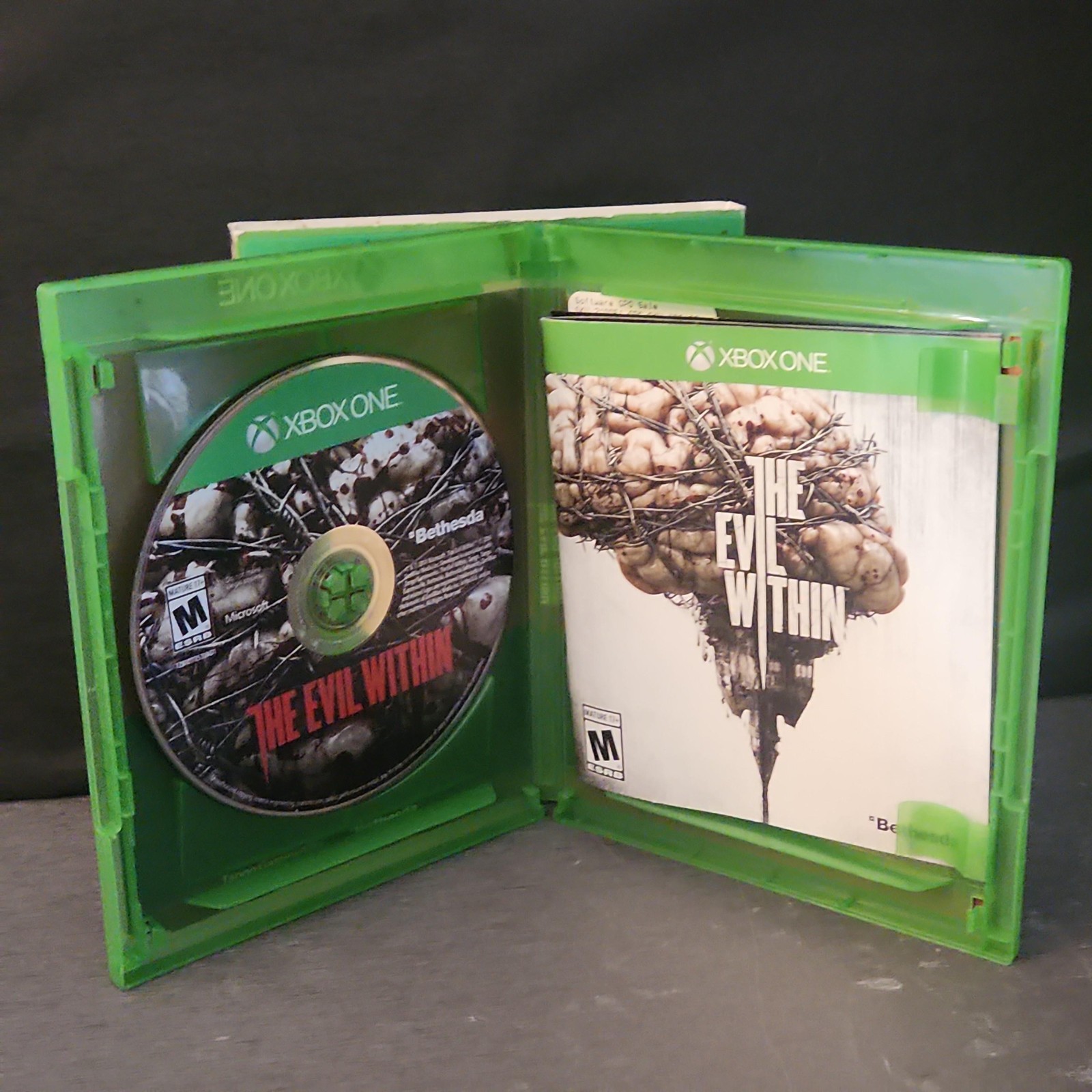 The Evil Within Microsoft Xbox One Game CIB Slip Cover