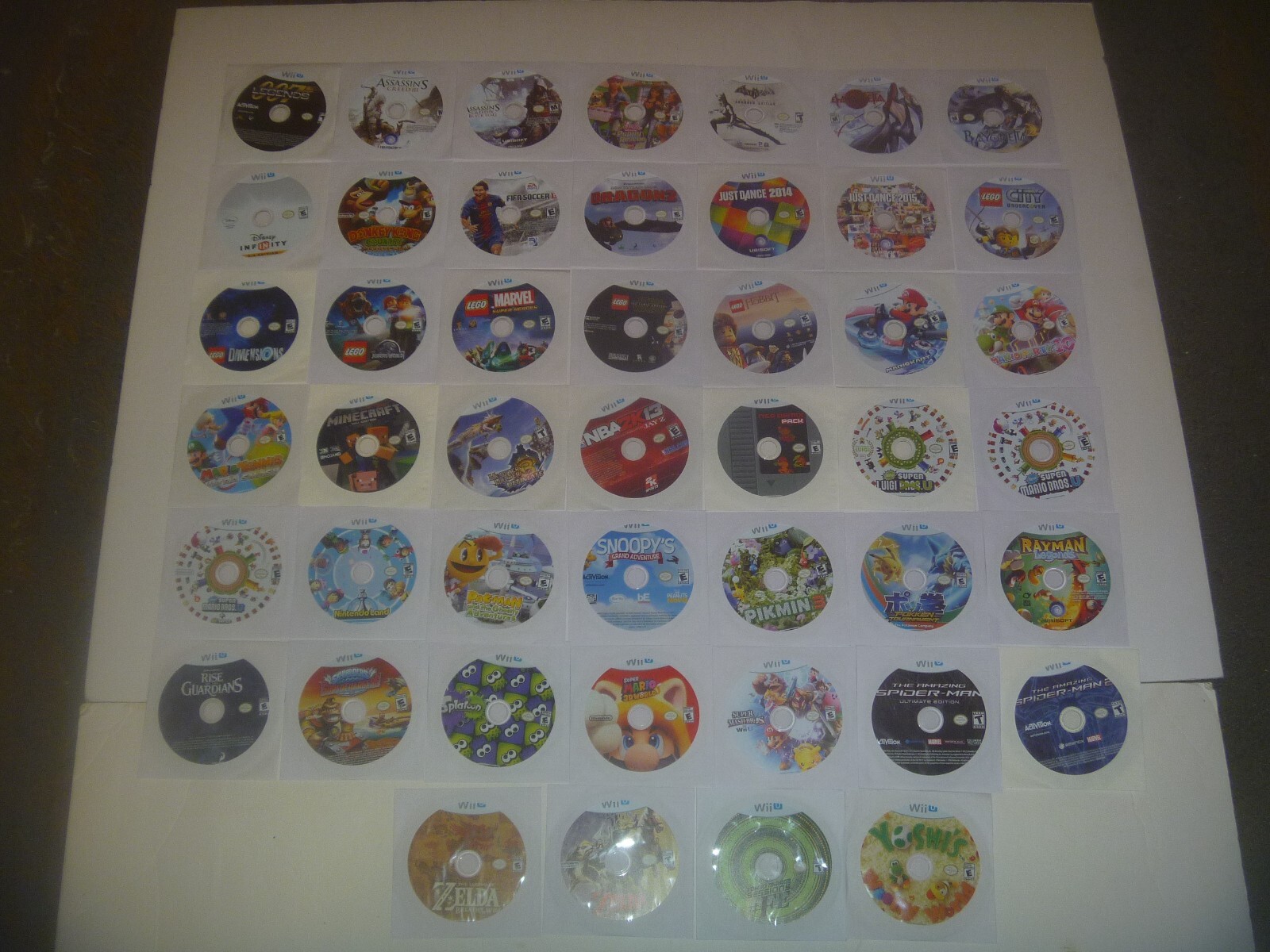 Nintendo Wii U (WIIU)” Games : You Choose from Large Selection! “Disc Only”