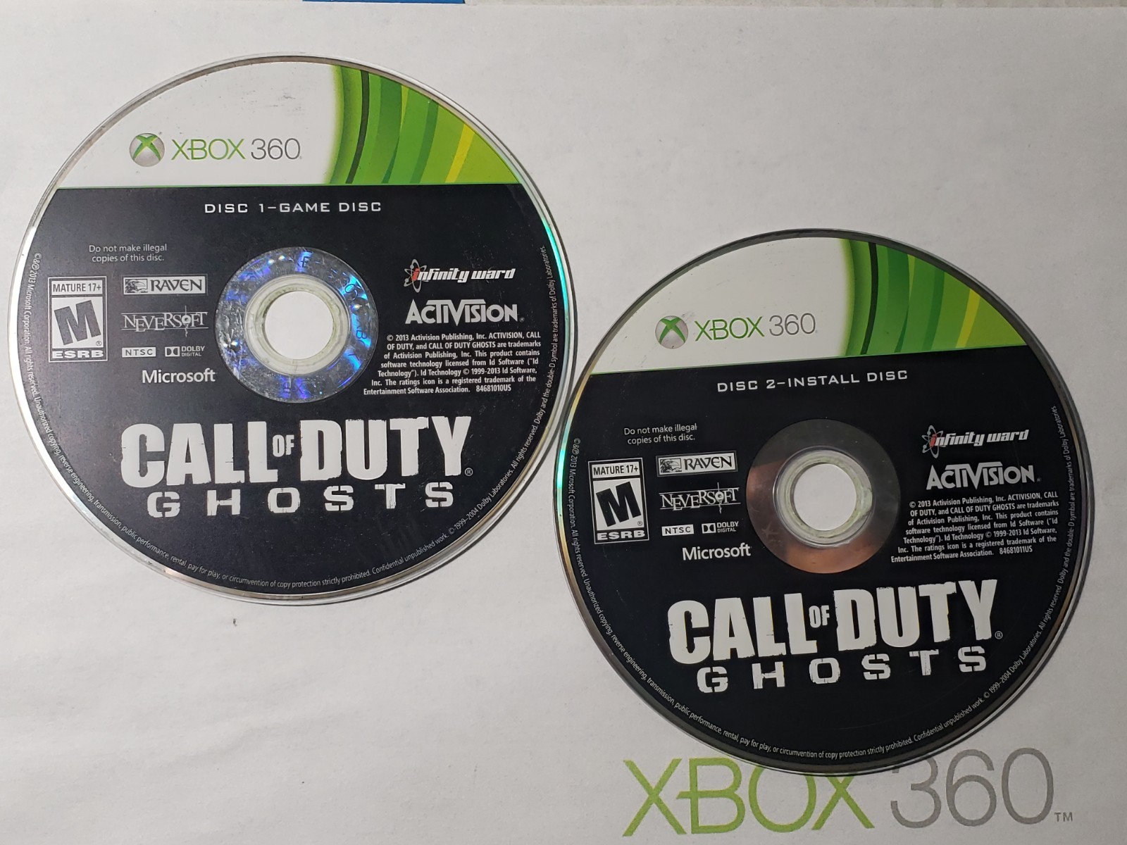 –DISC ONLY– Call of Duty: Ghosts (Xbox 360)