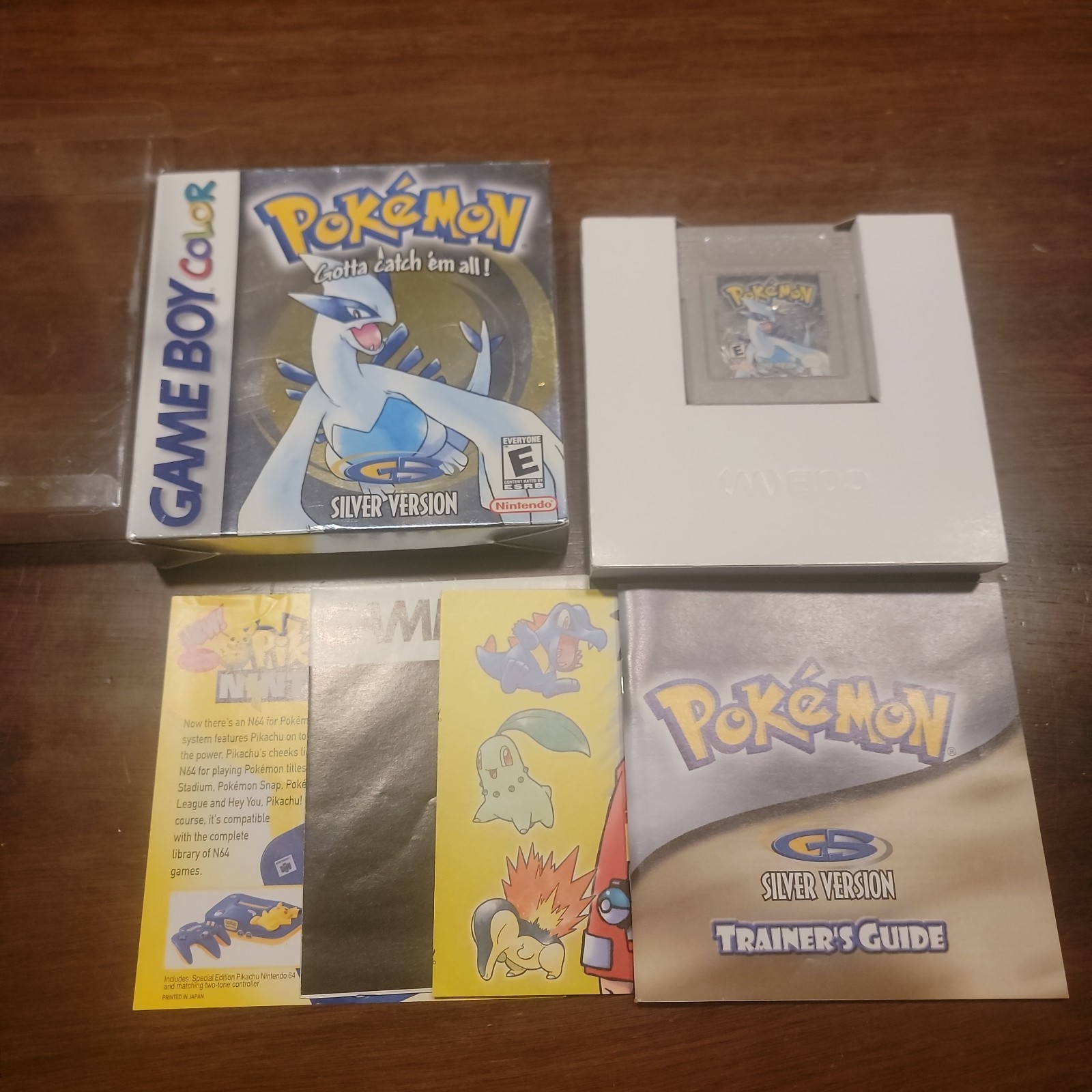 Pokemon Silver (Nintendo Gameboy Color, 2000) Complete CIB – Tested – Authentic