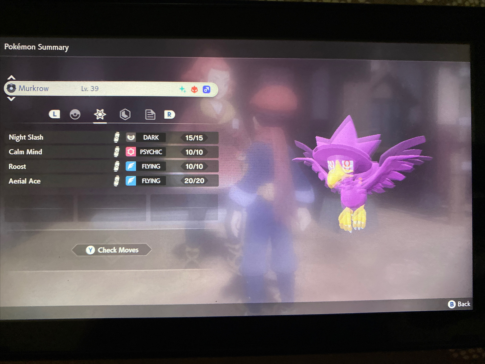 Pokemon Legends Arceus Shiny Murkrow Alpha Max Effort Fast Delivery