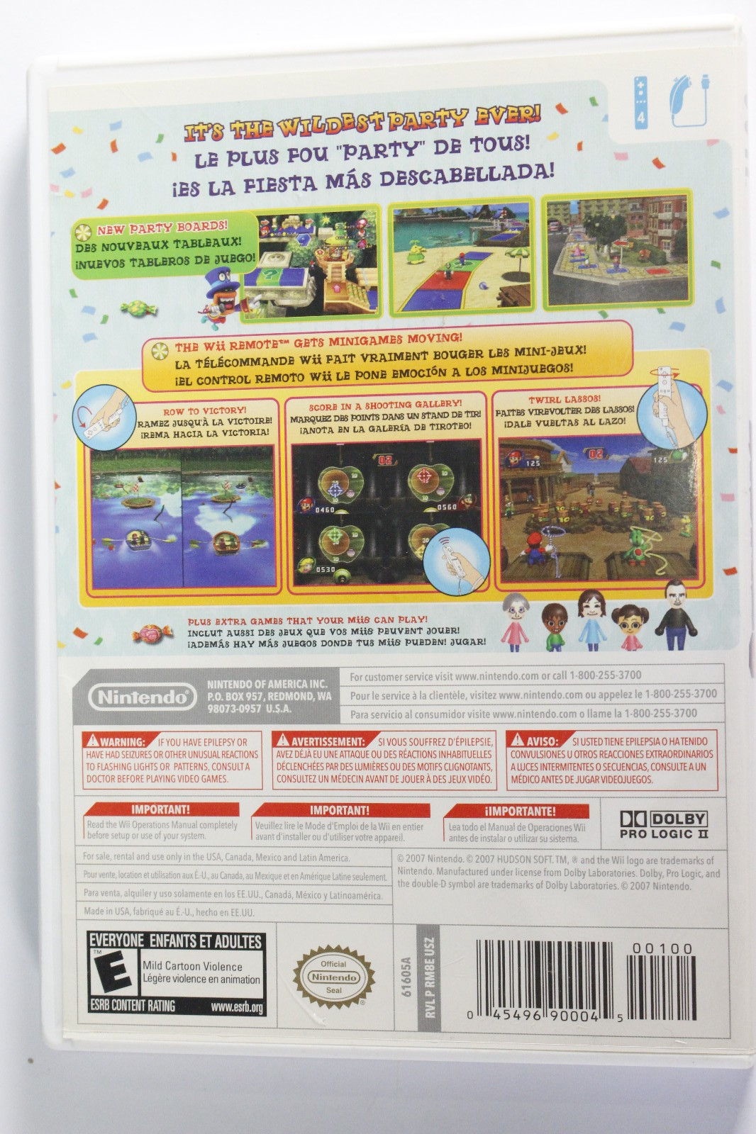 Mario Party 8 (Nintendo Wii, 2007) No Manual – Tested
