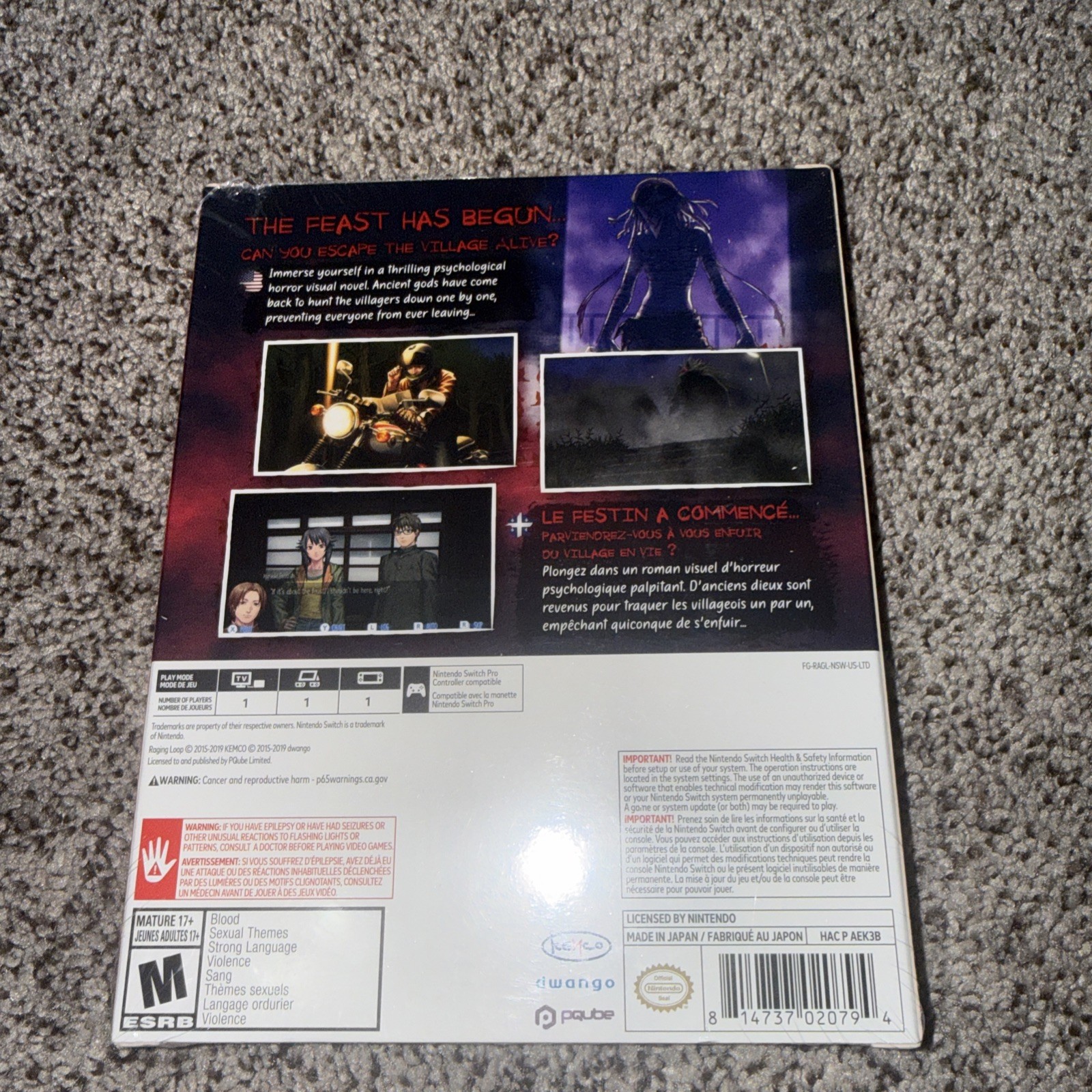 Raging Loop DAY ONE EDITION – Nintendo Switch – Brand New