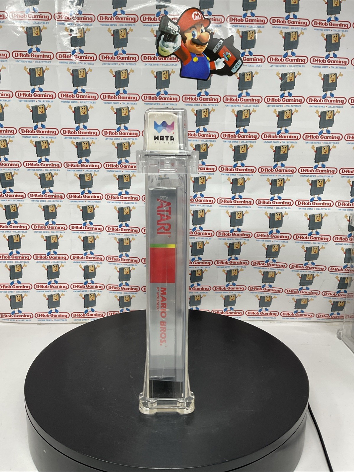 Mario Bros Atari 2600 Silver Box Notch Lid NES SNES New Sealed VGA WATA CGC PSA