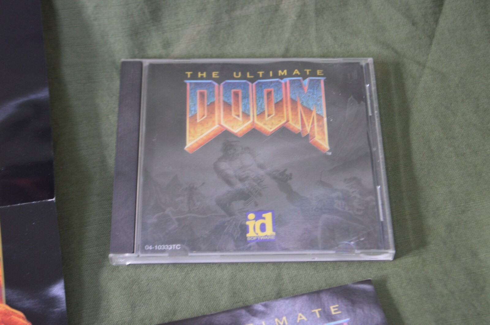 The Ultimate Doom PC Game Windows 95 ID Software Manual Original Art