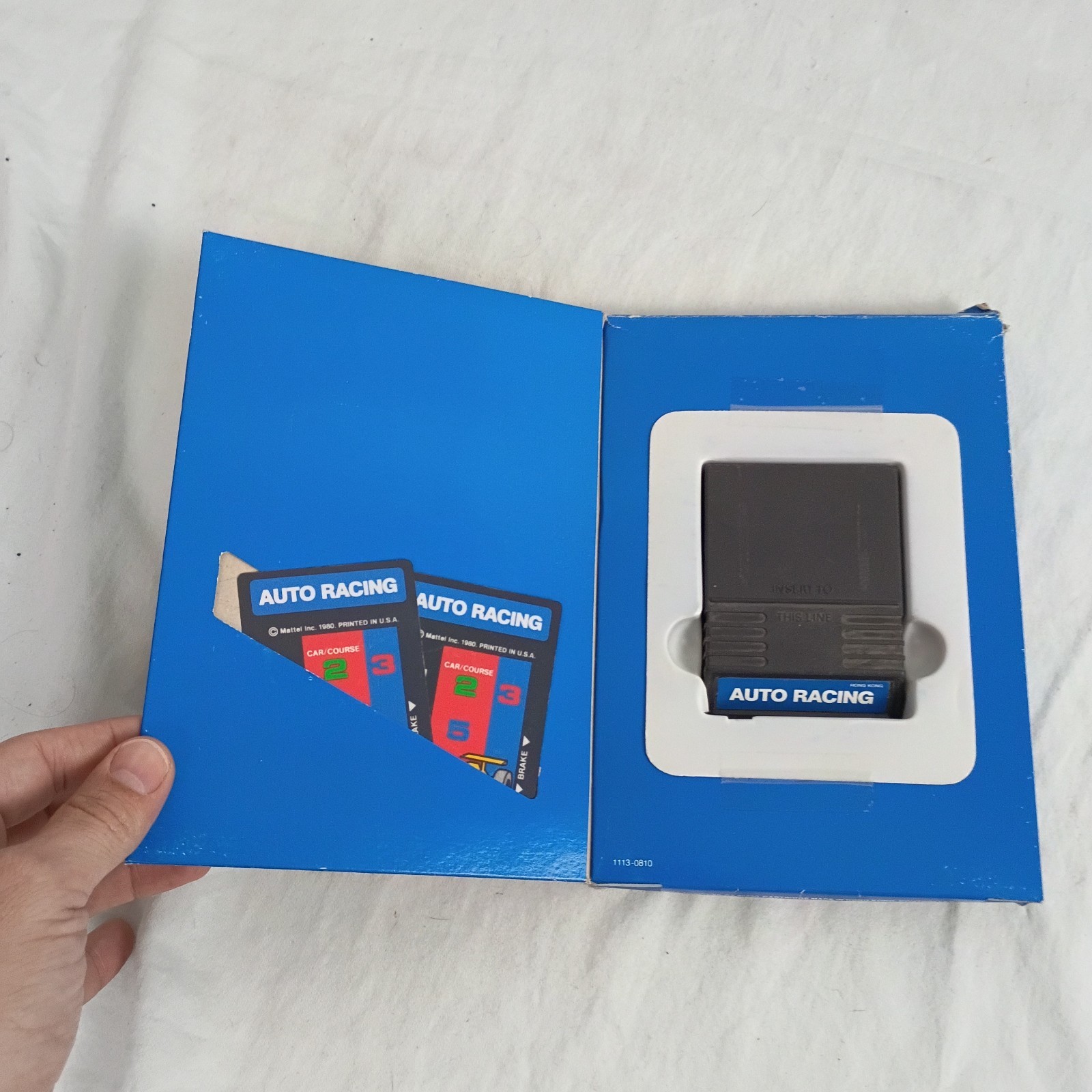 Auto Racing Intellivision CIB Complete in Box