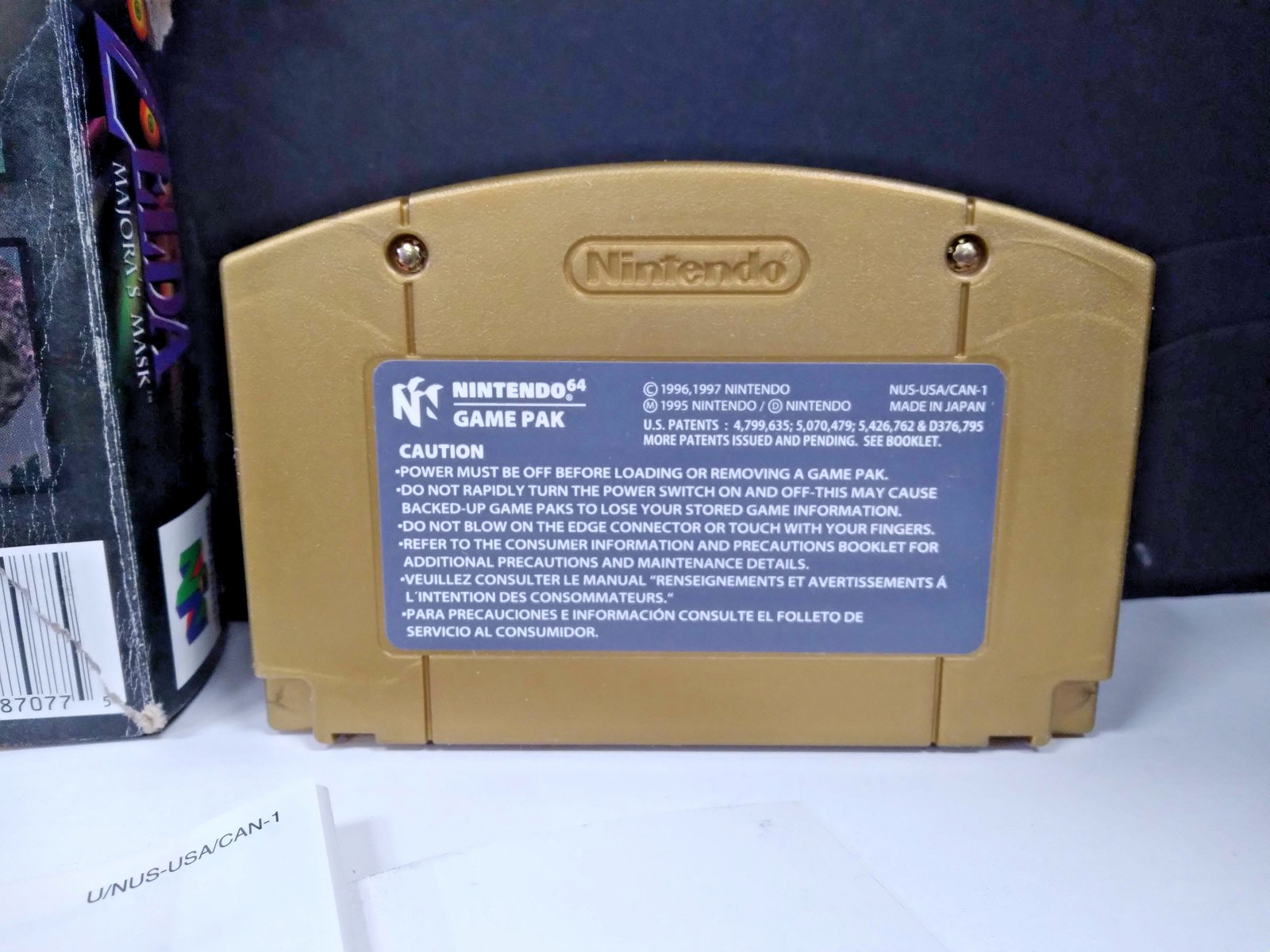 THE LEGEND OF ZELDA: MAJORA’S MASK (N64) *CIB* [SIG. REQ. & INSURANCE]