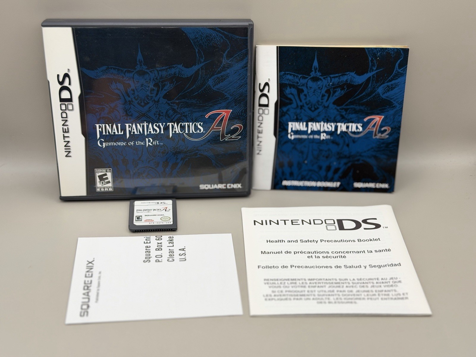 Final Fantasy Tactics A2: Grimoire of the Rift (Nintendo DS) CIB w/Reg Card