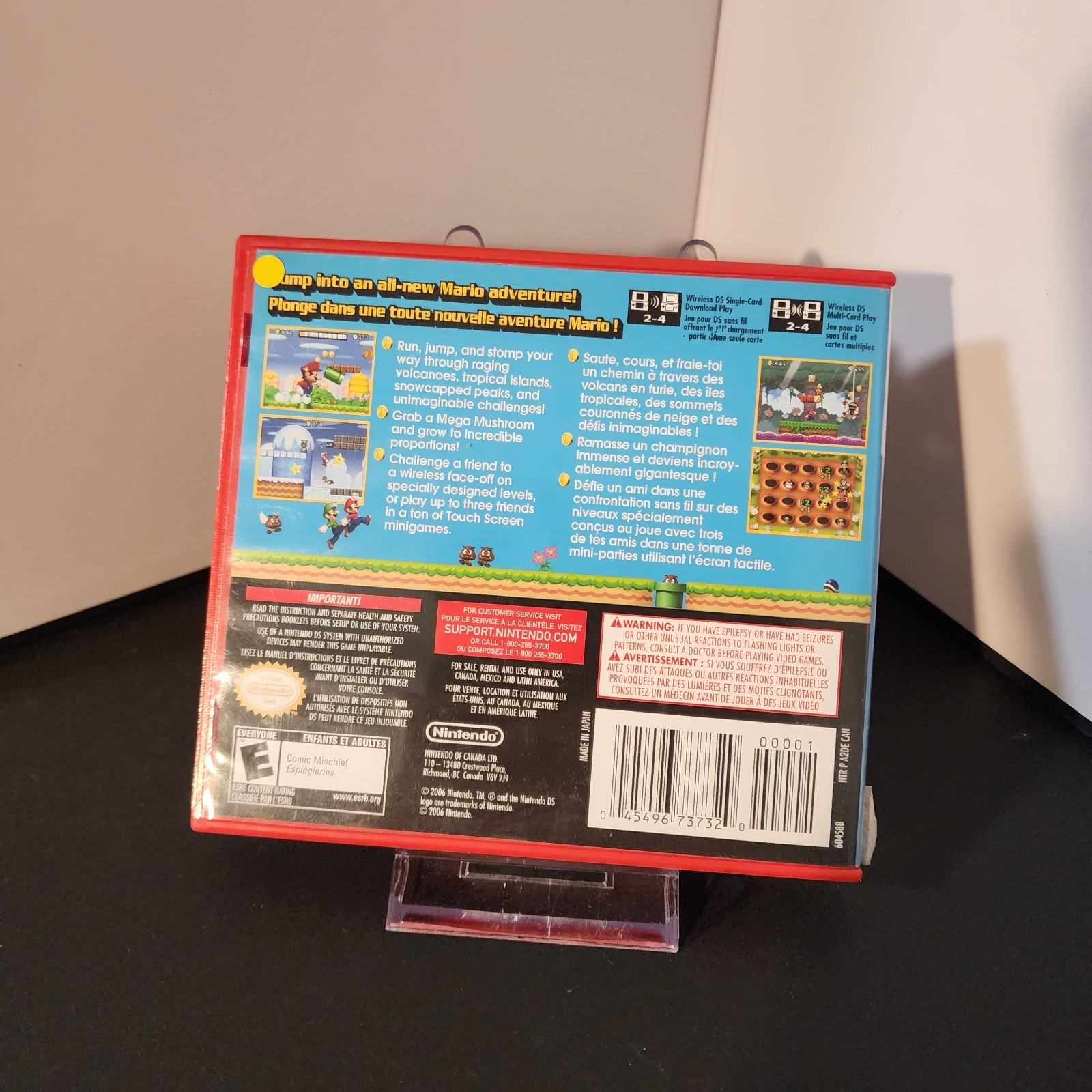 New Super Mario Bros [Red Case] (Nintendo DS) – Tested, No Manual