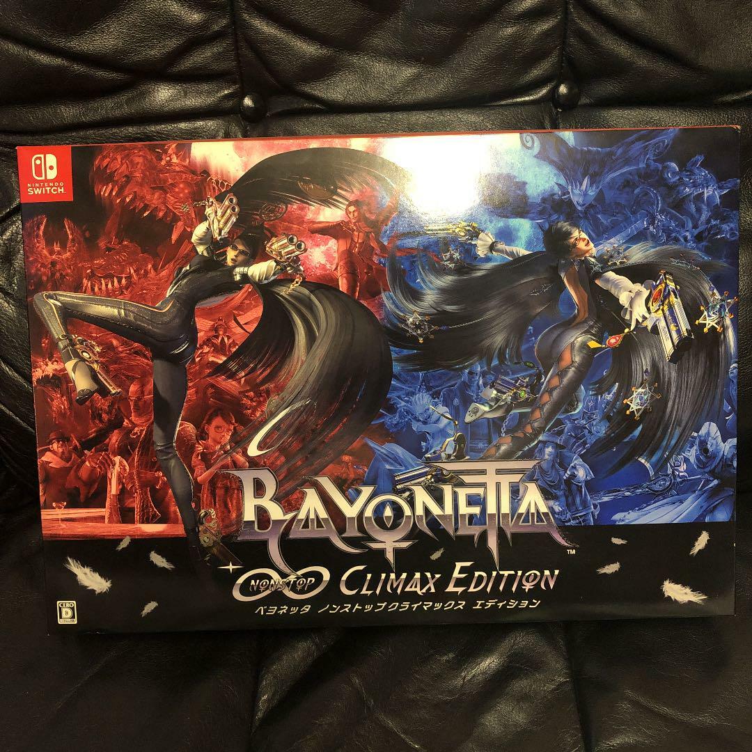 Nintendo Switch Bayonetta Climax Edition w/Steel book Original sticker